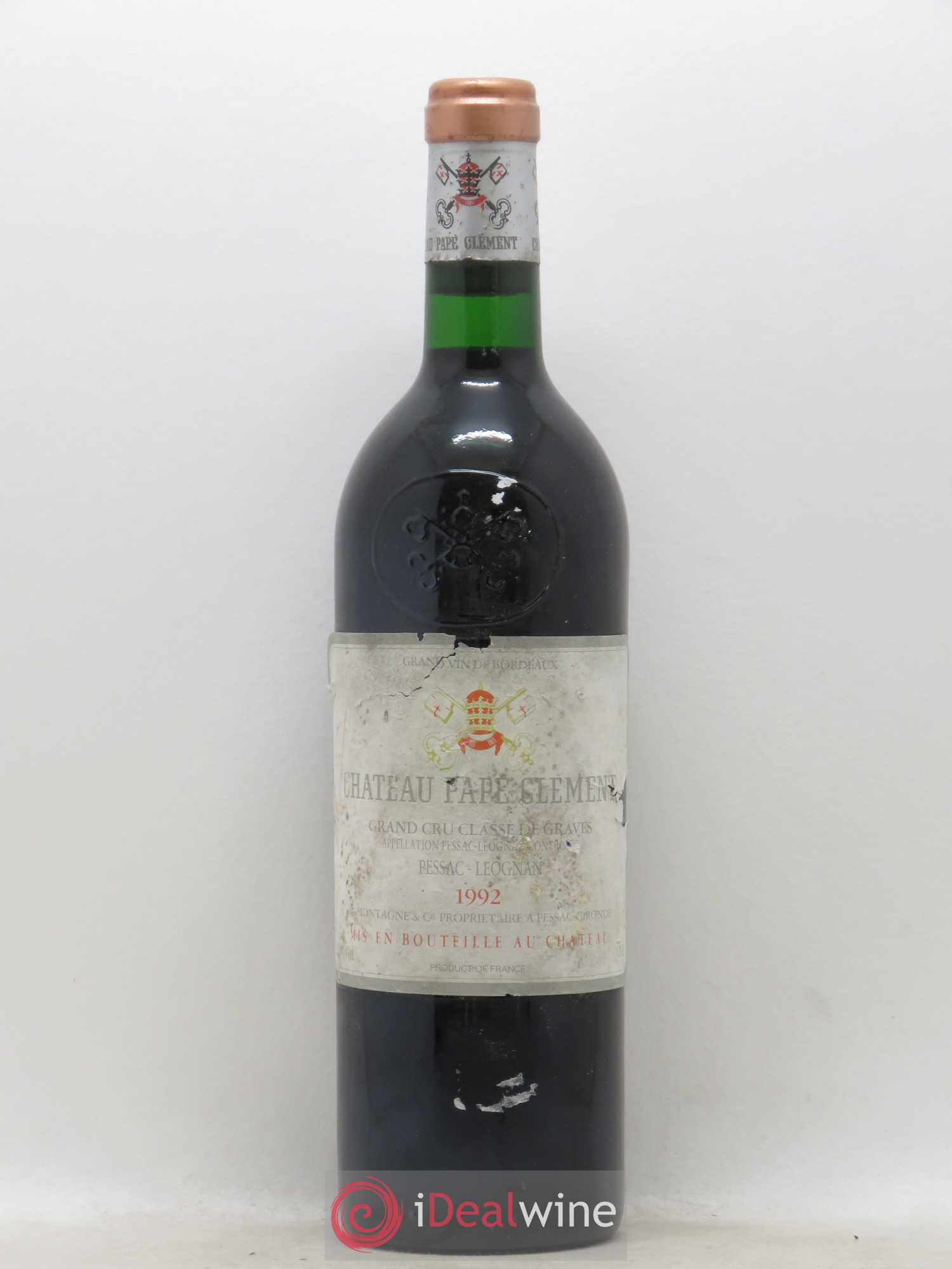 Château Pape Clément Cru Classé de Graves 1992 - Lot de 1 bouteille - 0