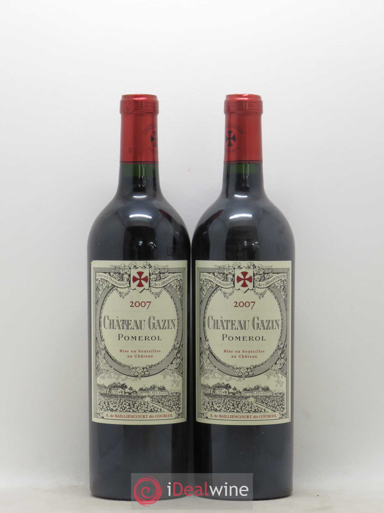 Château Gazin 2007 - Lot de 2 bouteilles - 0
