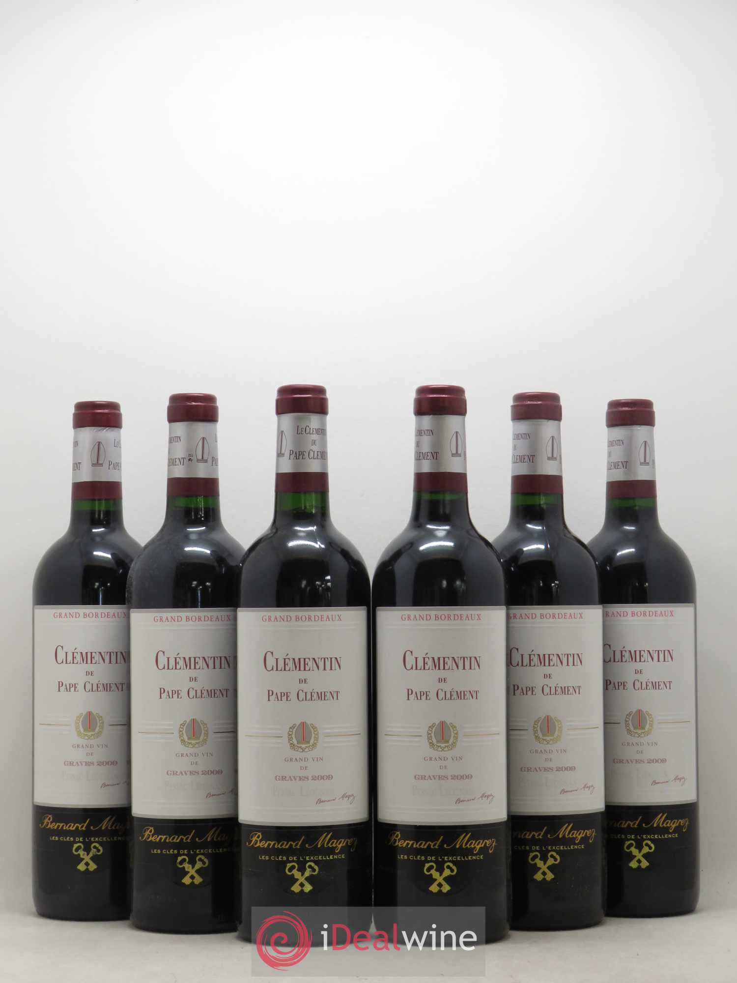 Le Clémentin de Pape Clément Second Vin 2009 - Lot de 6 bouteilles - 0