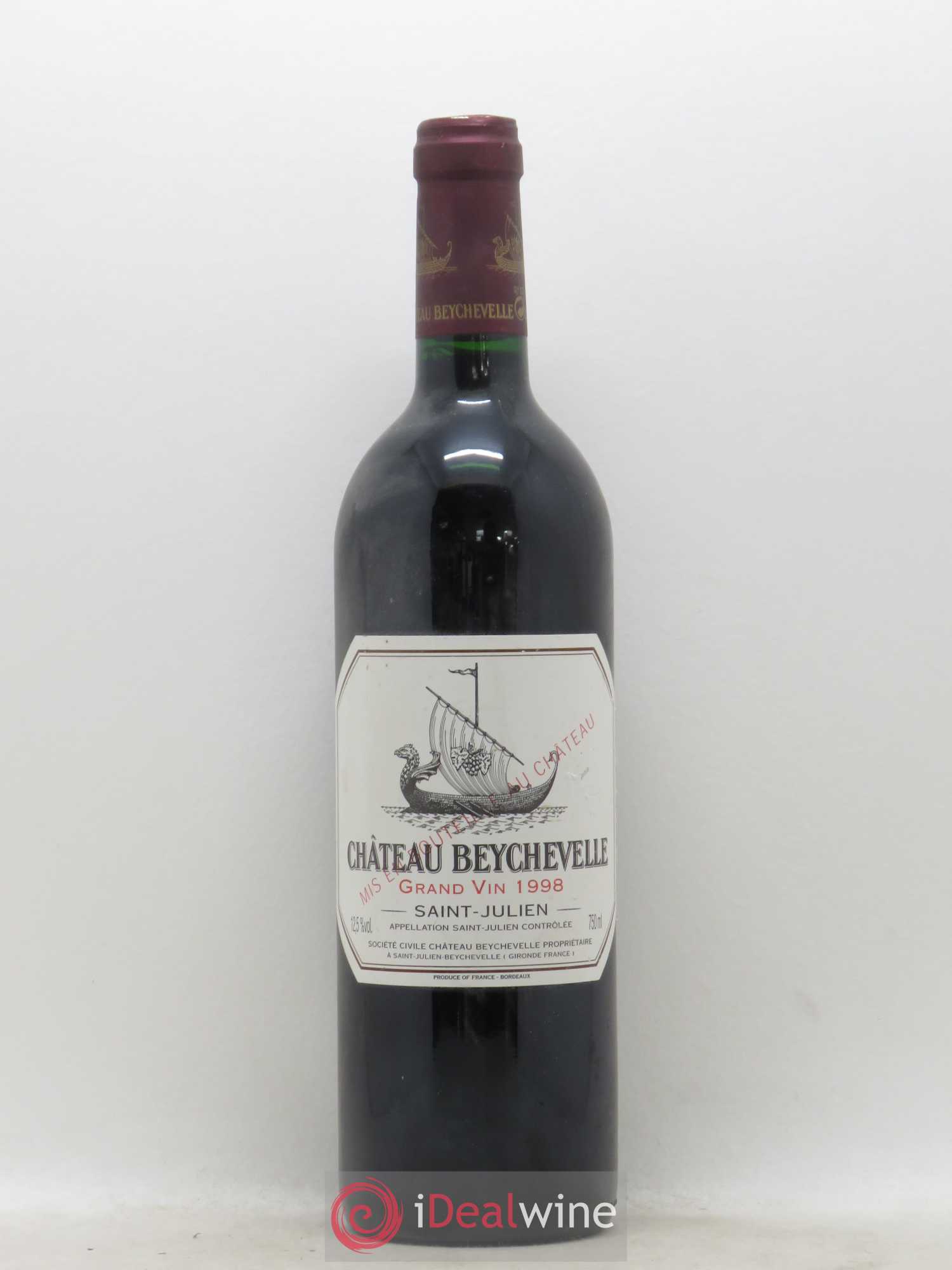 Château Beychevelle 4ème Grand Cru Classé 1998 - Lot de 1 bouteille - 0