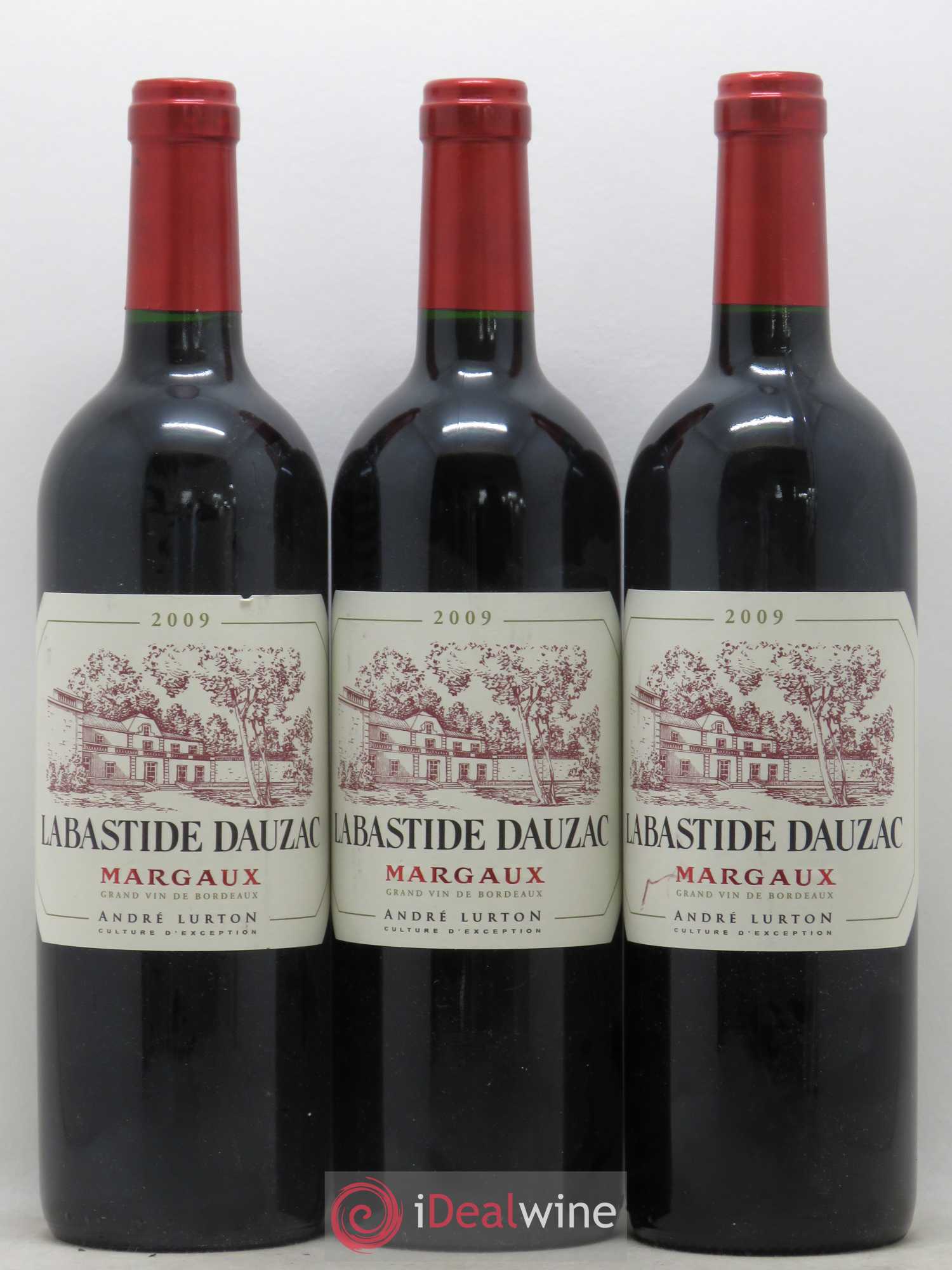 Bordeaux Margaux Château Labastide Dauzac 2009 - Lot de 3 bouteilles - 0