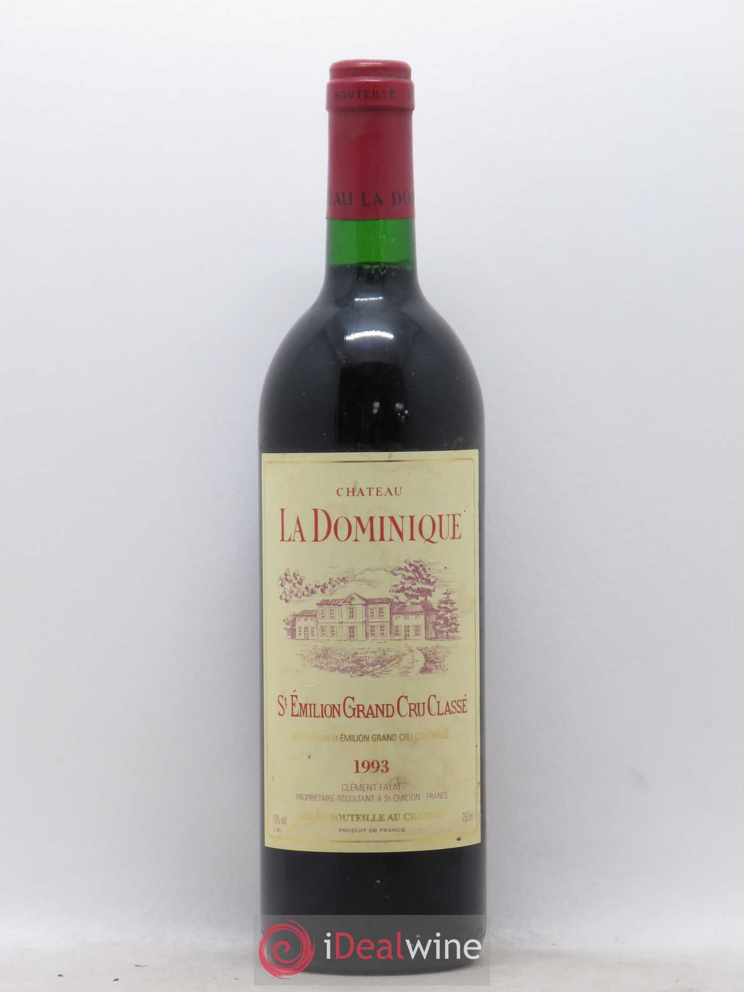 Château la Dominique Grand Cru Classé 1993 - Lot de 1 bouteille - 0