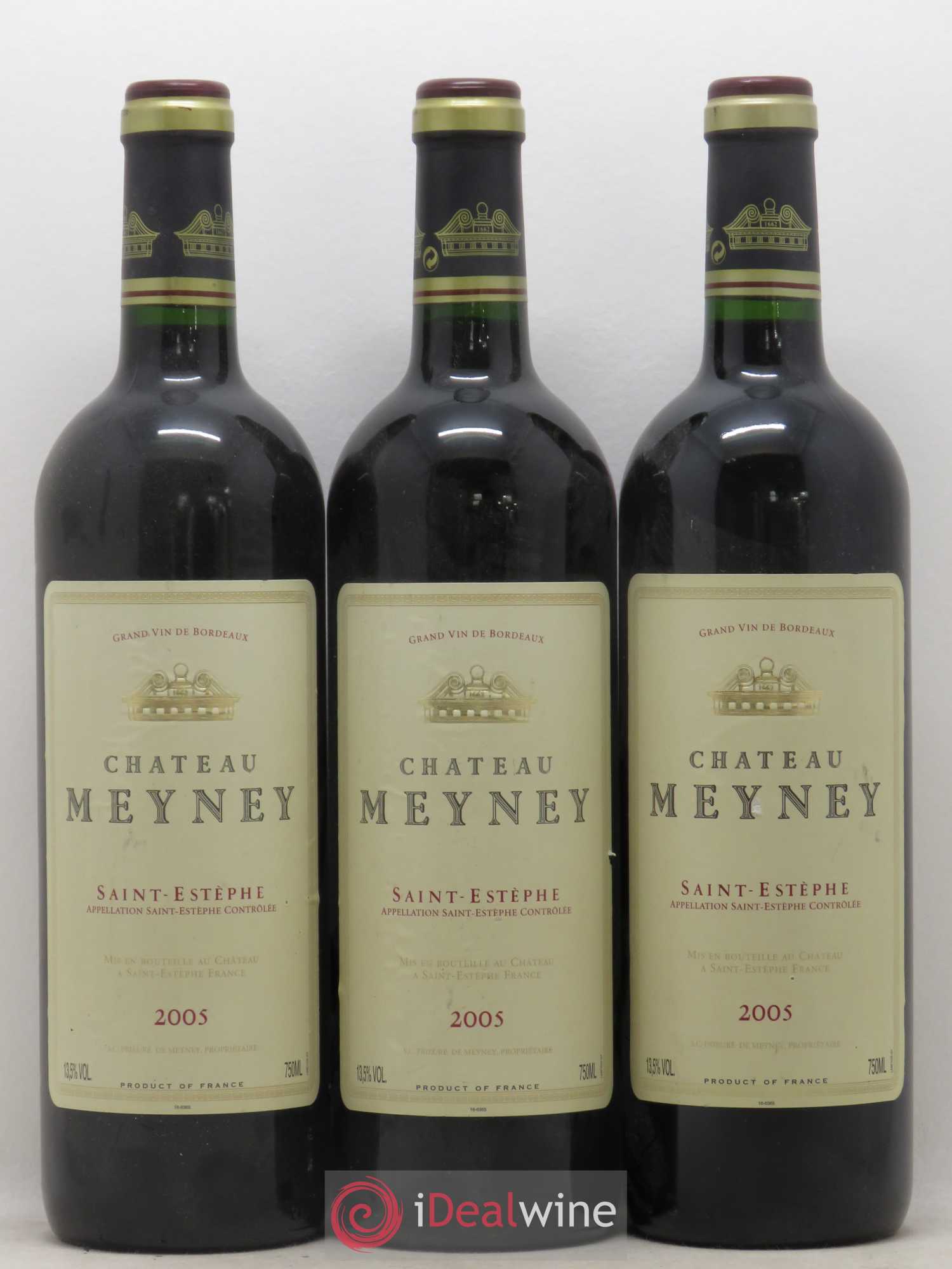 Château Meyney 2005 - Lot de 3 bouteilles - 0