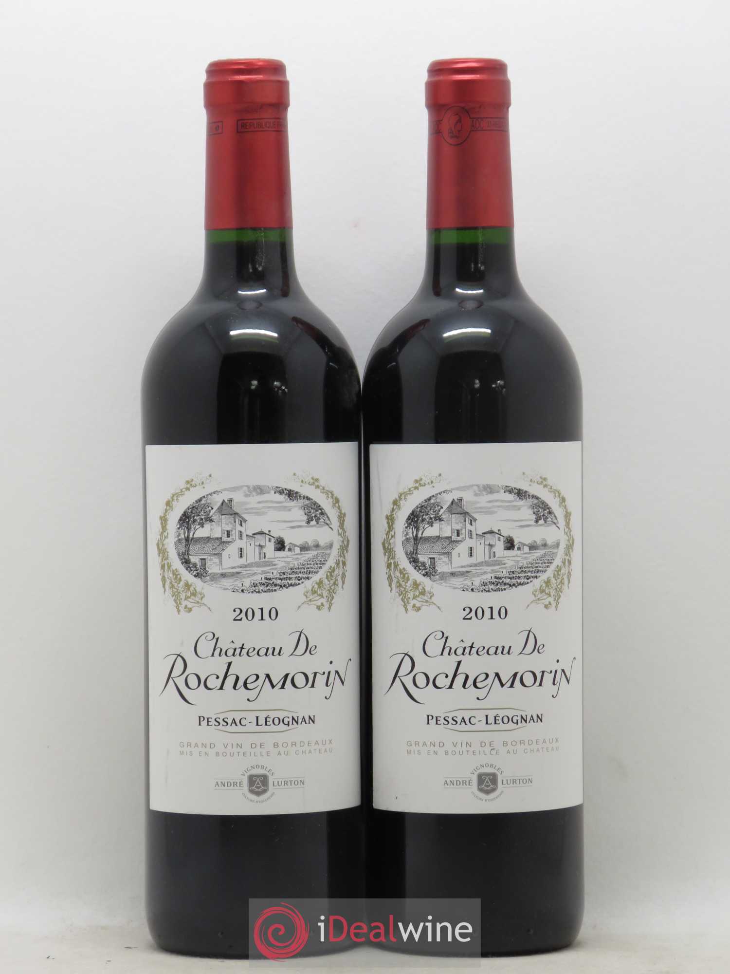 Pessac-Léognan Château Rochemorin 2010 - Lot de 2 bouteilles - 0