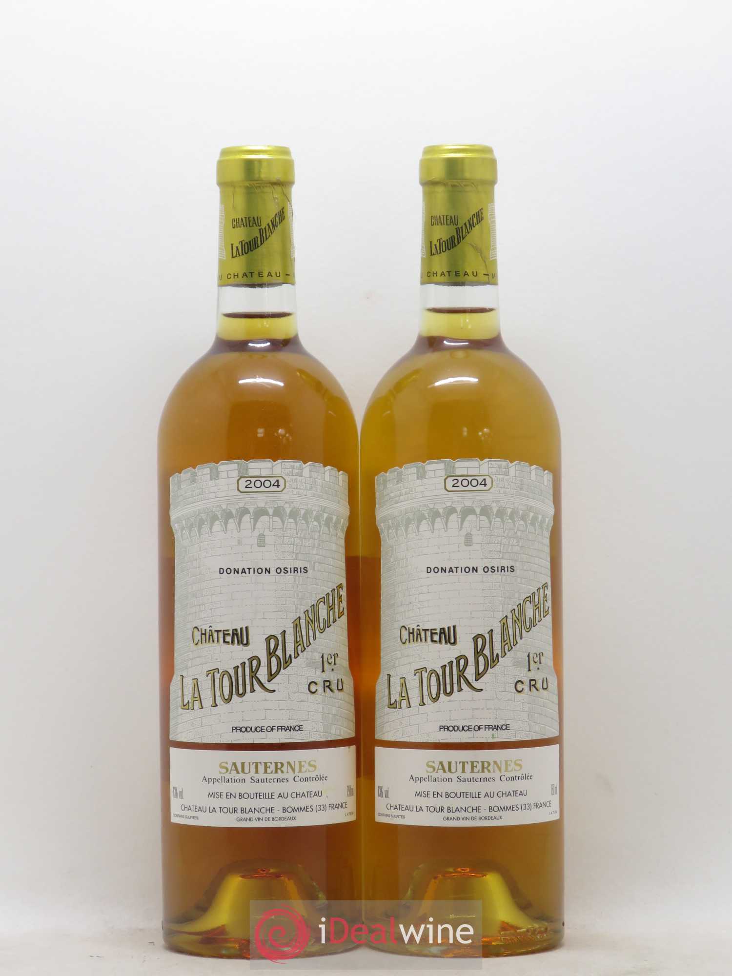 Château la Tour Blanche 1er Grand Cru Classé 2004 - Lotto di 2 bottiglie - 0