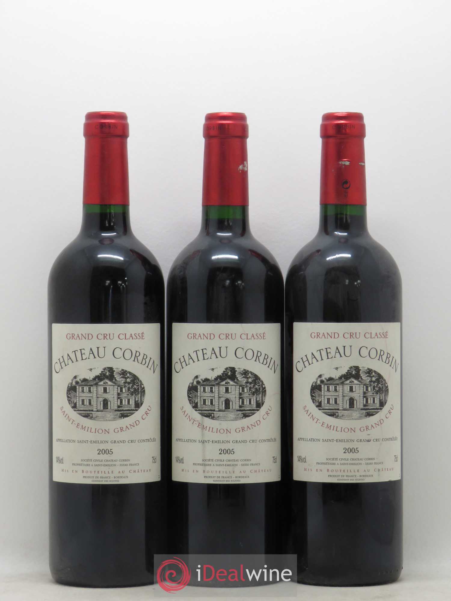 Château Corbin Grand Cru Classé 2005 - Lot de 6 bouteilles - 2