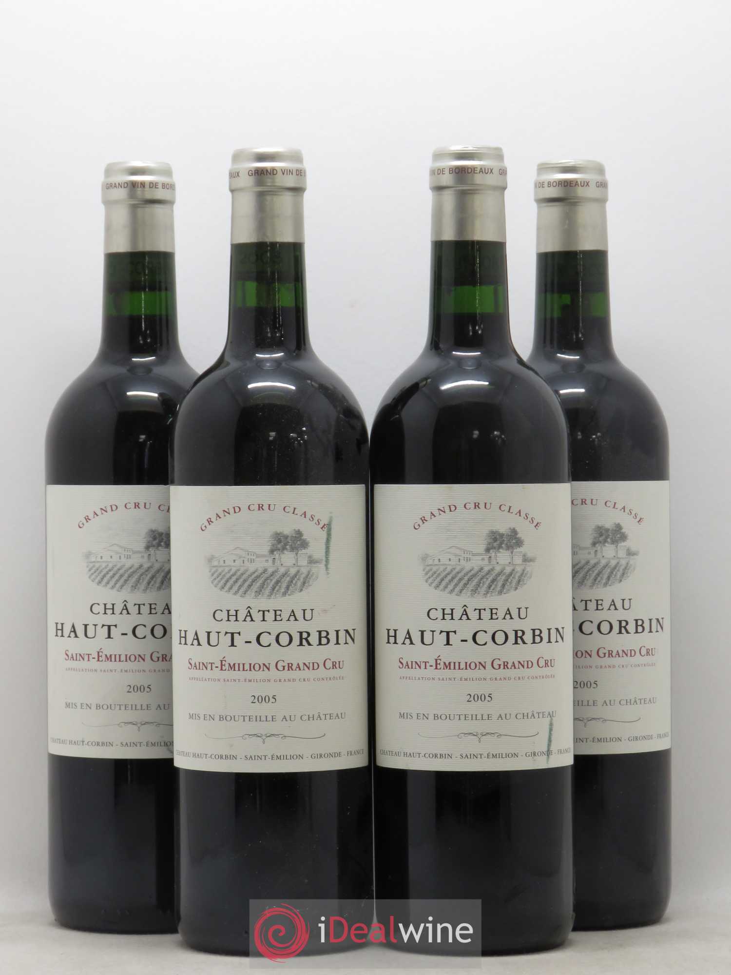 Château Haut Corbin Grand Cru 2005 - Lot de 4 bouteilles - 0