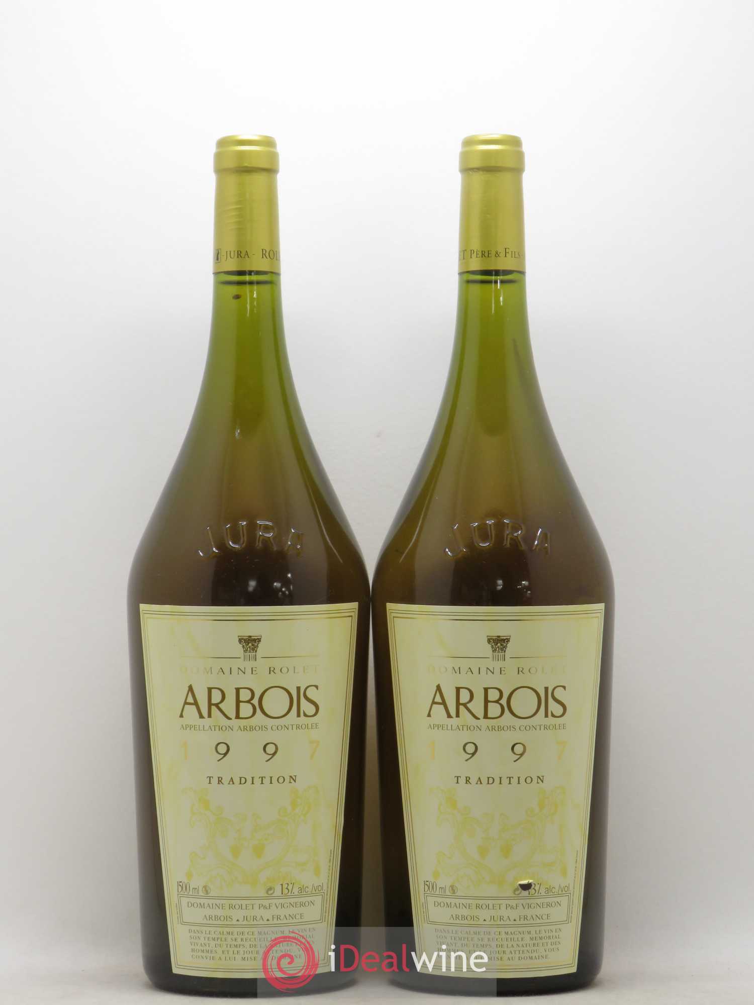 Arbois Tradition Domaine Rolet 1997 - Lot de 2 magnums - 0
