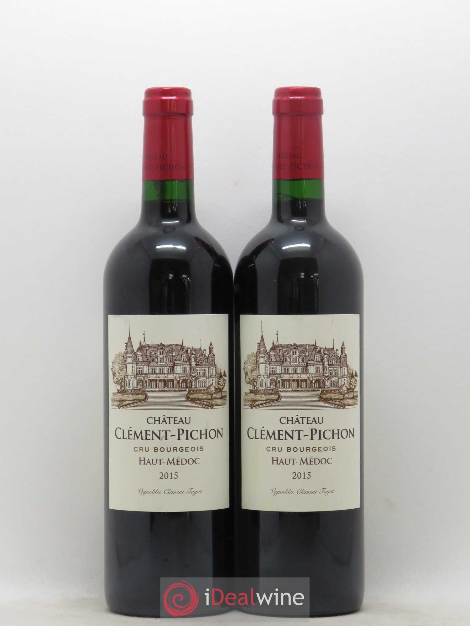 Château Clément-Pichon Cru Bourgeois 2015 - Lot de 2 bouteilles - 0