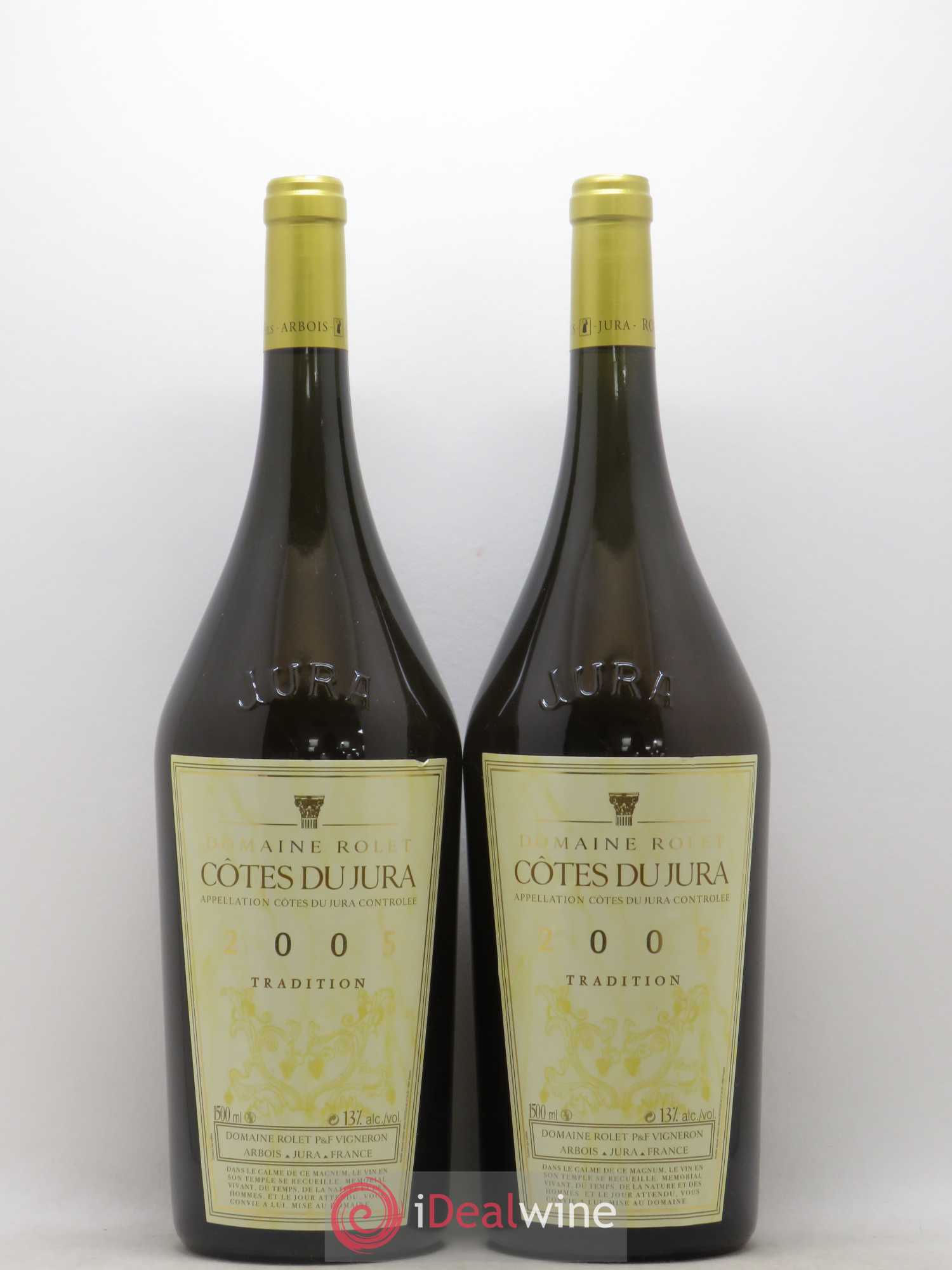 Côtes du Jura Tradition Domaine Rolet 2005 - Lot de 2 magnums - 0