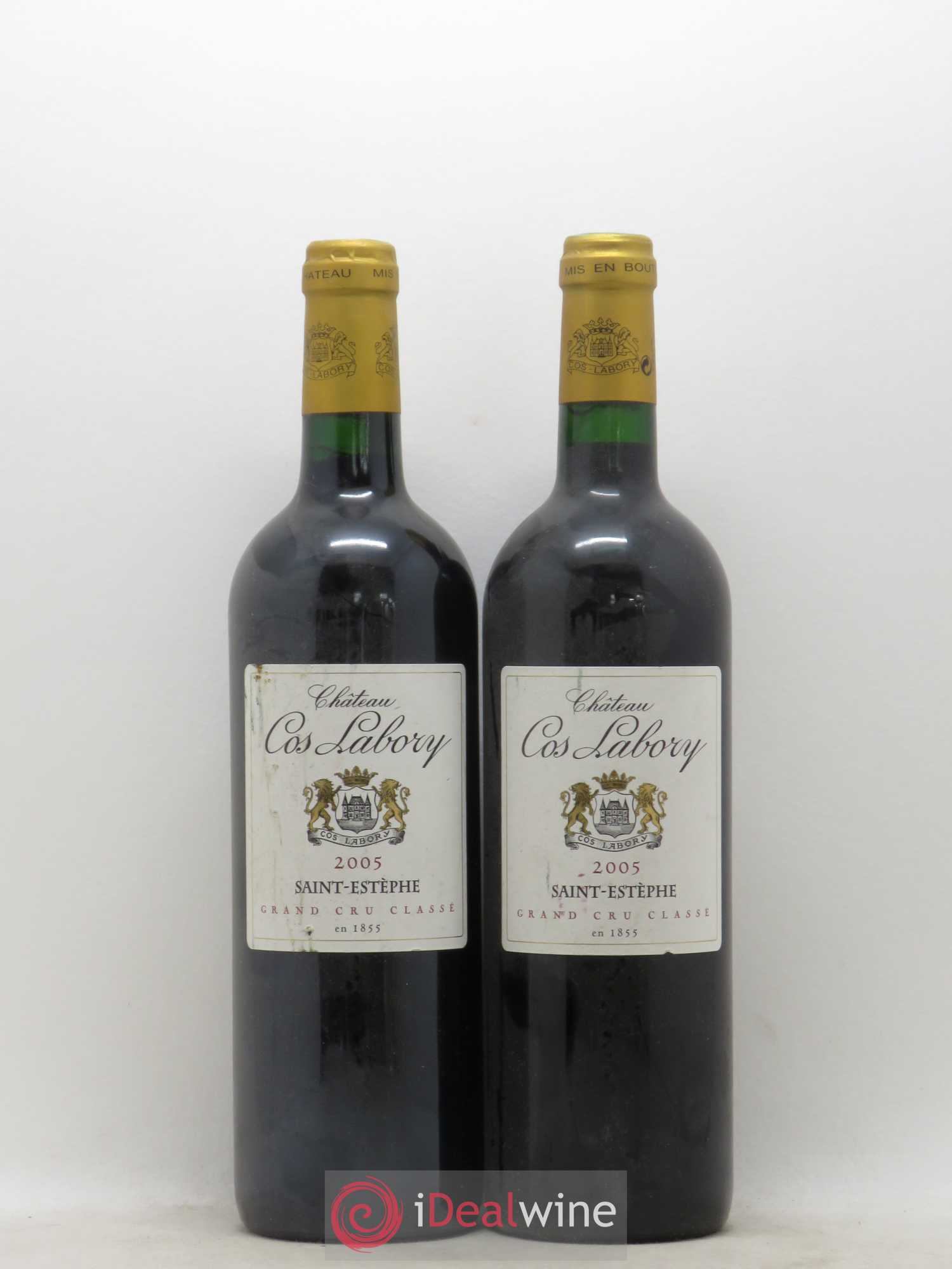 Château Cos Labory 5ème Grand Cru Classé 2005 - Lot de 2 bouteilles - 0