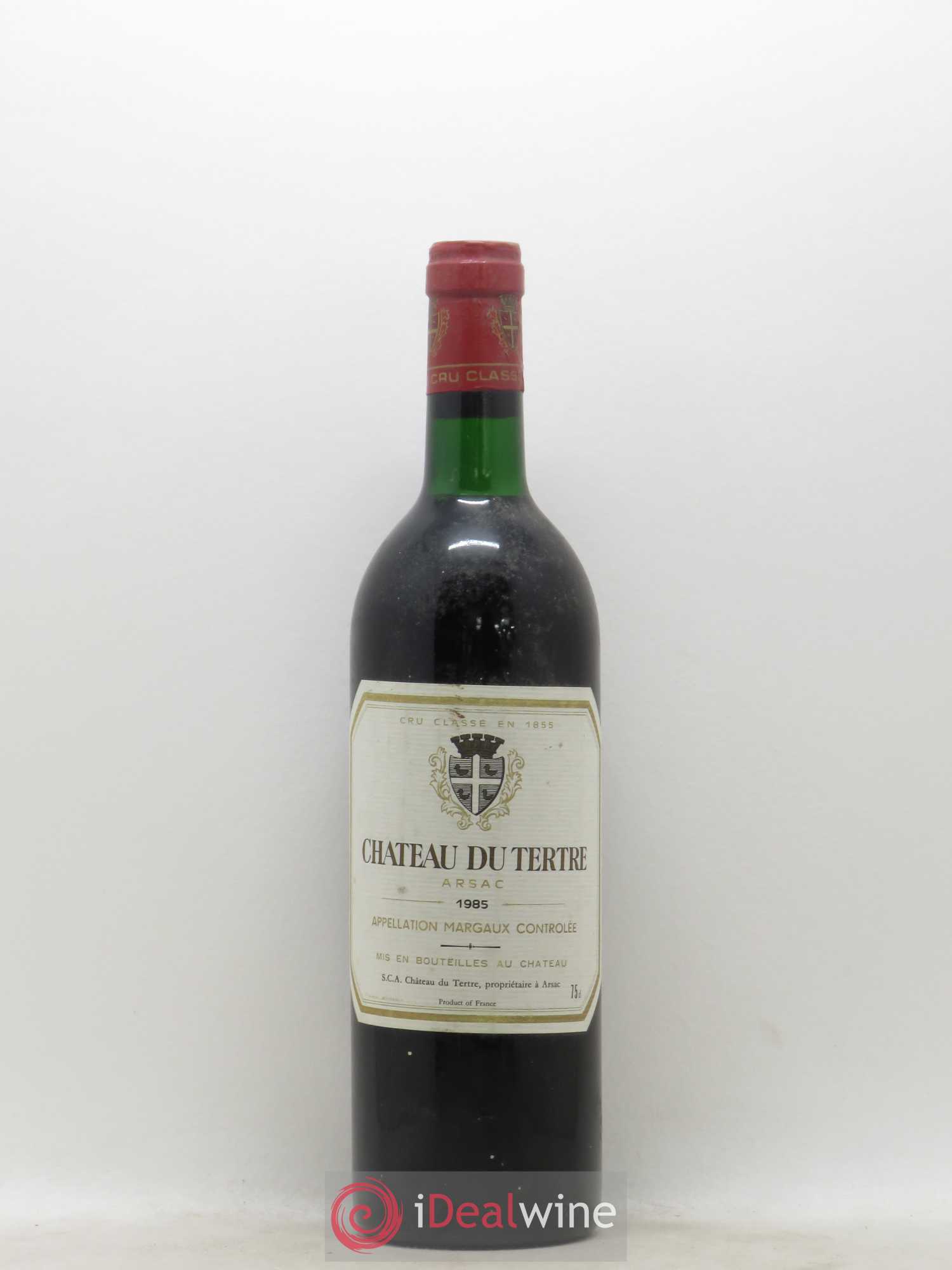 Château du Tertre 5ème Grand Cru Classé 1985 - Lot de 1 bouteille - 0