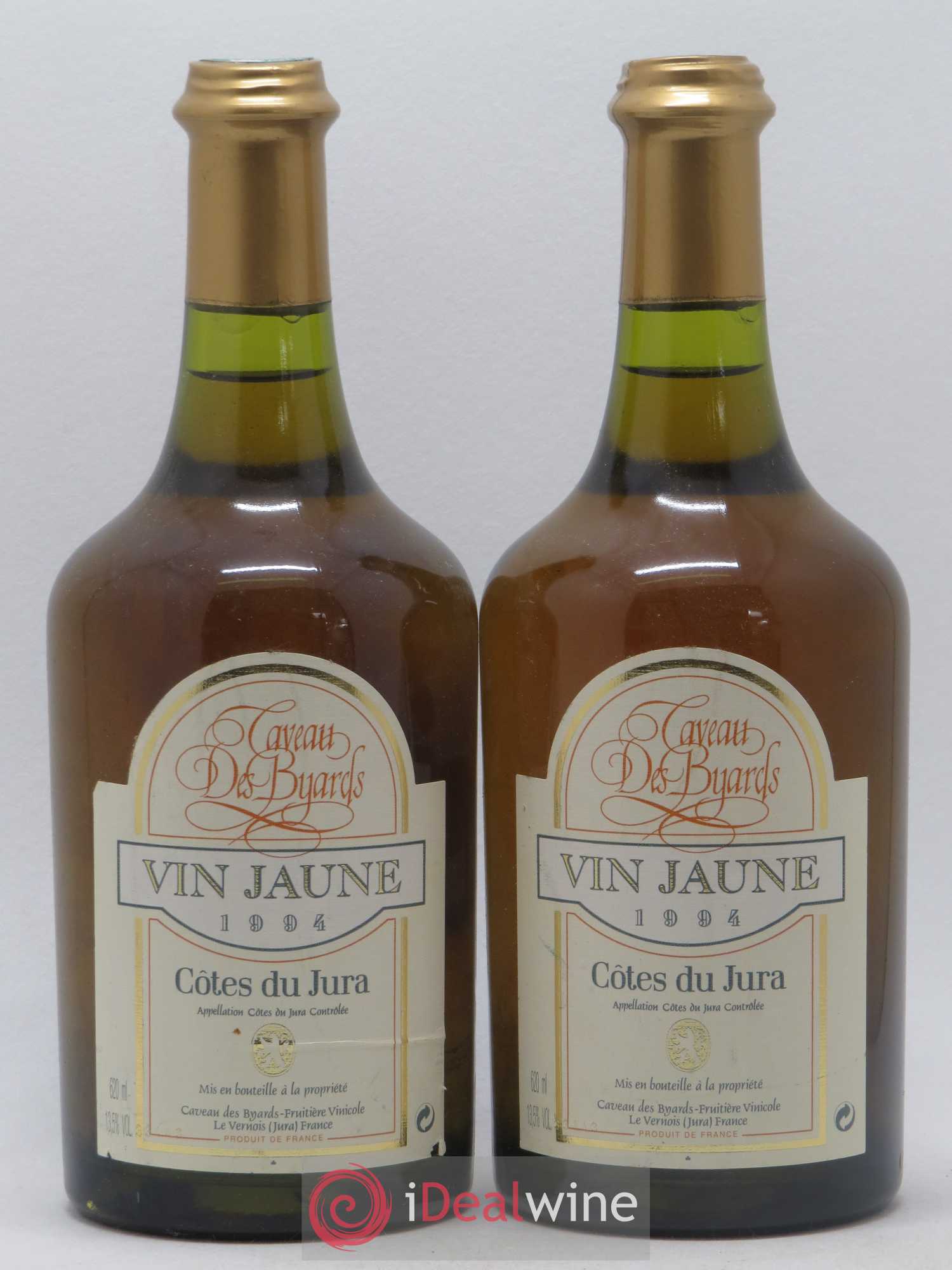 Côtes du Jura Vin Jaune Caveau de Byards 1994 - Posten von 2 Flaschen - 0