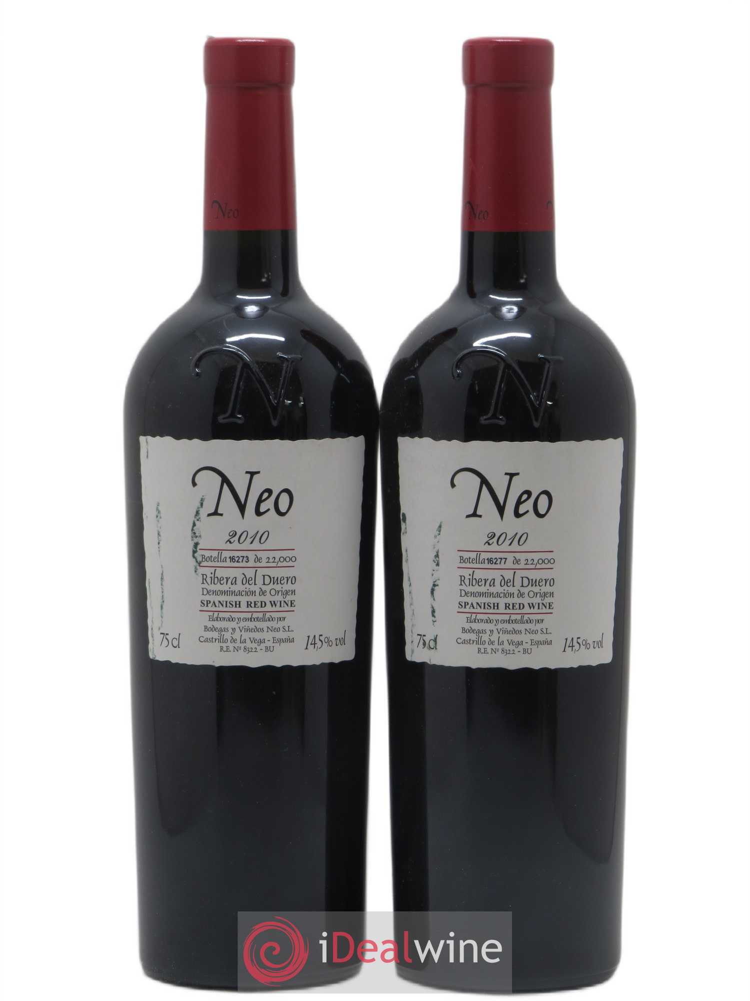 Ribera Del Duero DO Neo Castrillo De La Vega 2010 - Posten von 2 Flaschen - 0