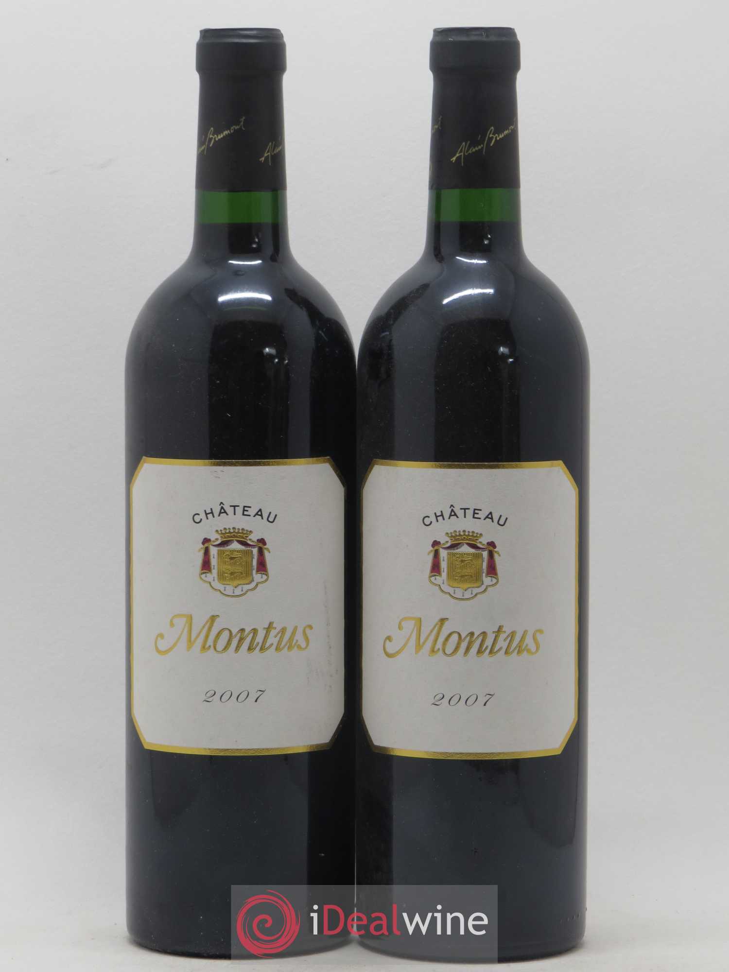 Madiran Château Montus Alain Brumont 2007 - Lot de 2 bouteilles - 0