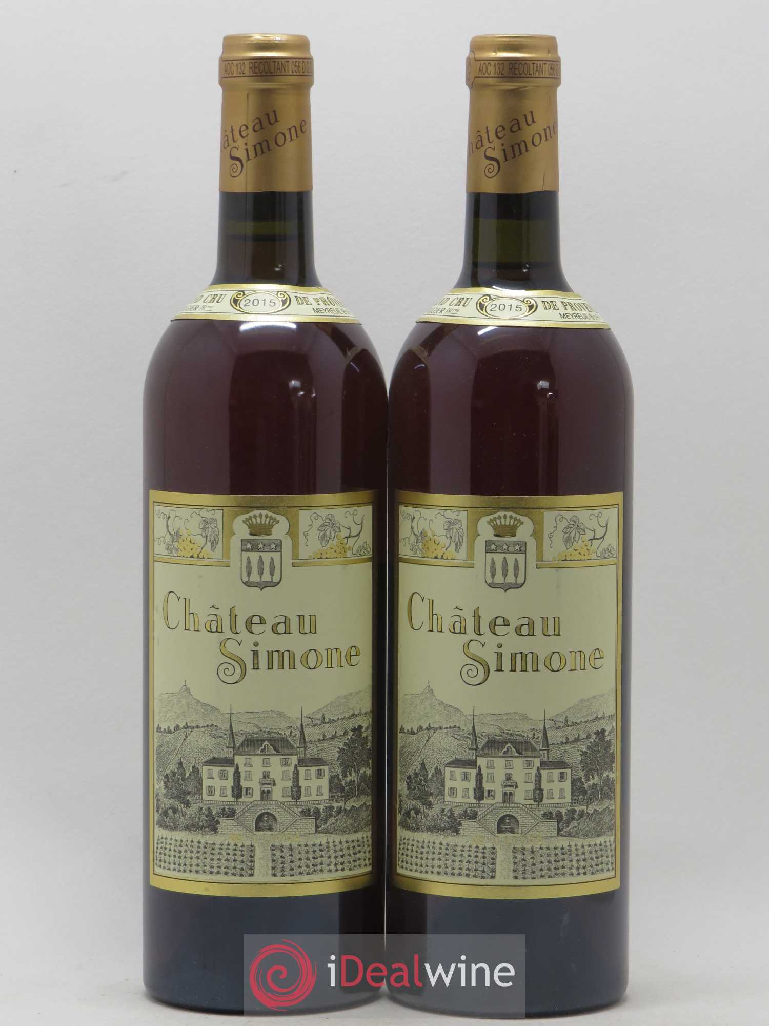 Palette Château Simone Famille Rougier 2015 - Lot de 2 bouteilles - 0