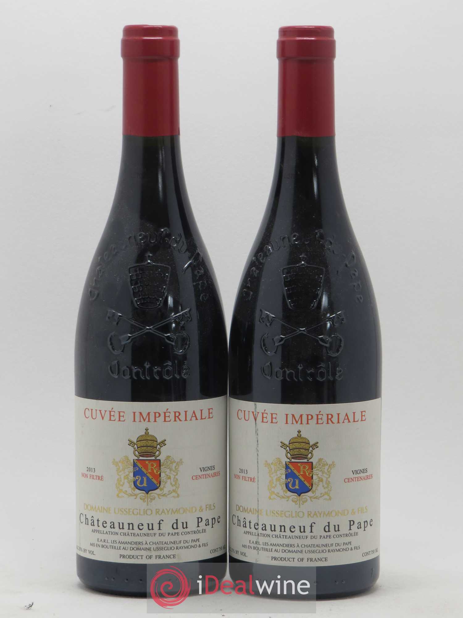 Châteauneuf-du-Pape Cuvée Impériale Raymond Usseglio & Fils (Domaine) 2013 - Lot de 2 bouteilles - 0
