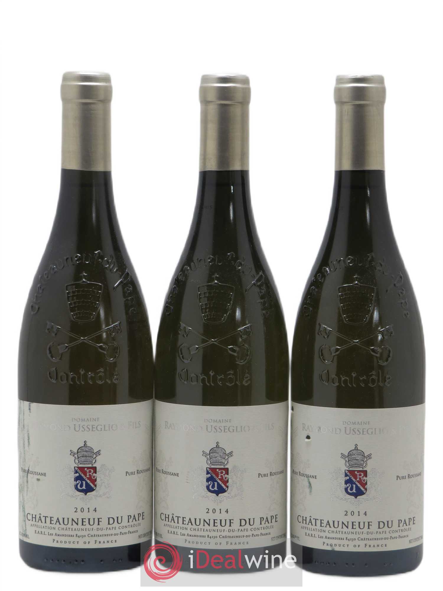 Châteauneuf-du-Pape Raymond Usseglio & Fils (Domaine) 2014 - Lot de 3 bouteilles - 0