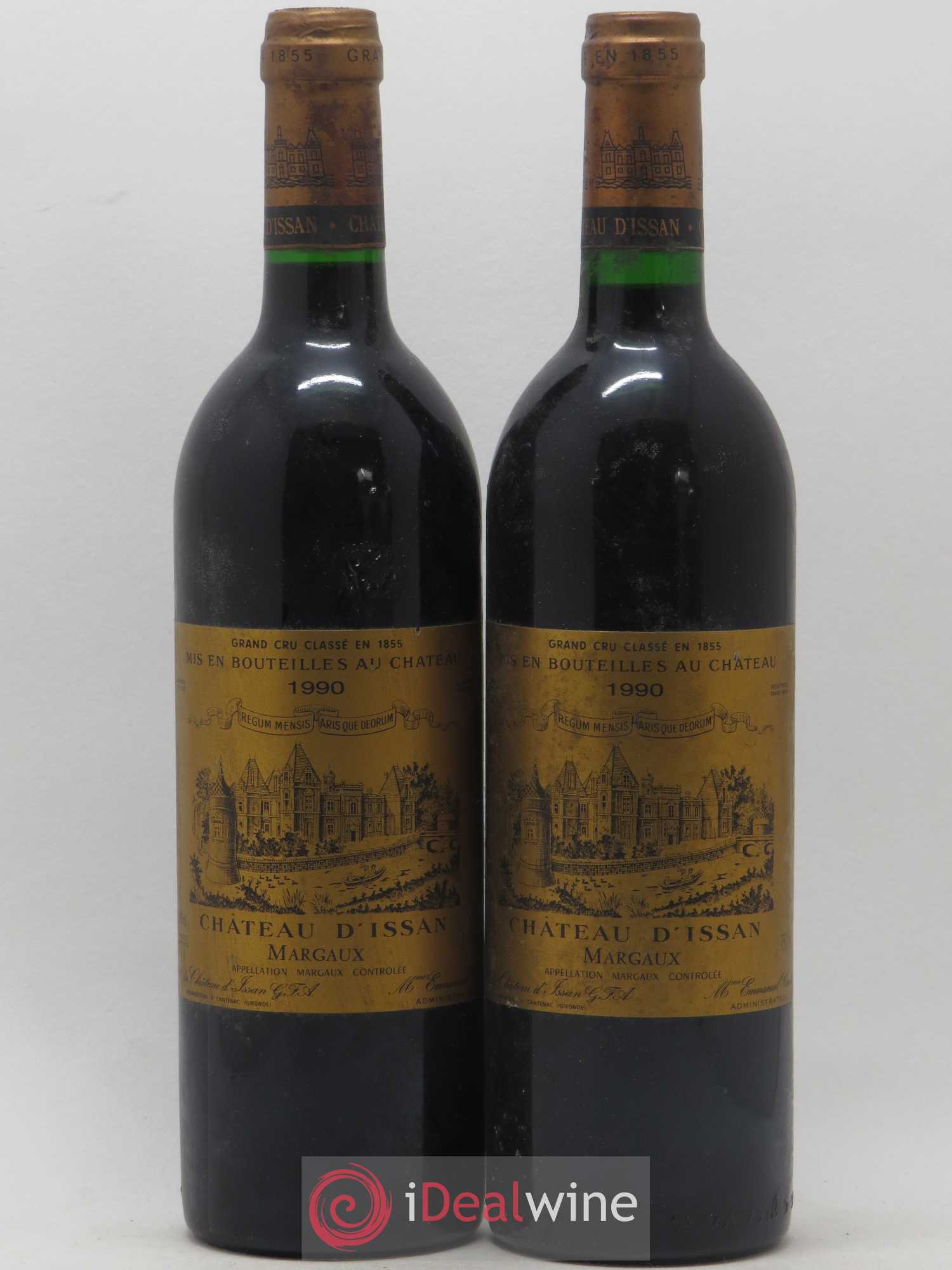 Château d'Issan 3ème Grand Cru Classé 1990 - Lot de 2 bouteilles - 0
