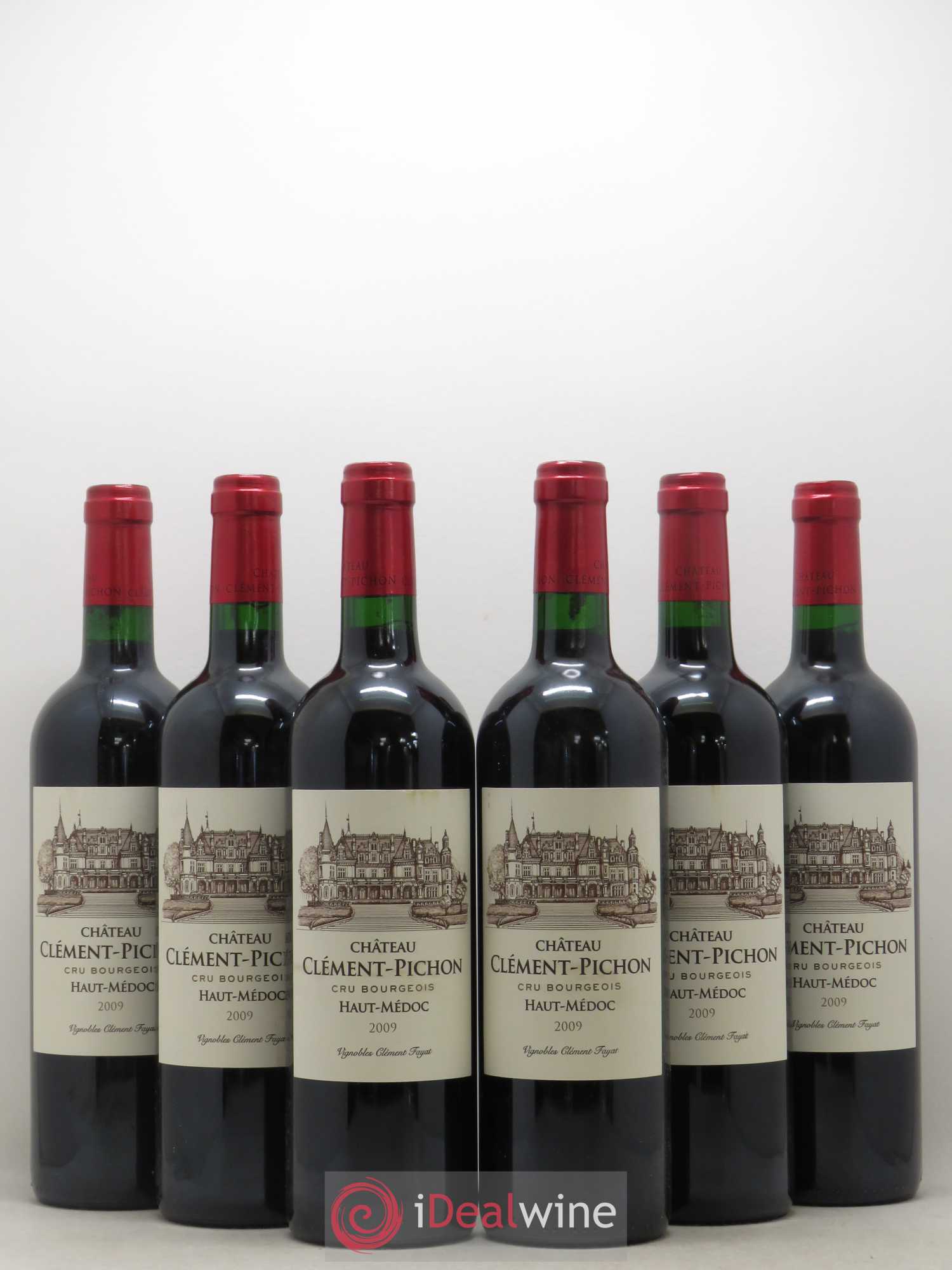 Château Clément-Pichon Cru Bourgeois 2009 - Lot de 6 bouteilles - 0