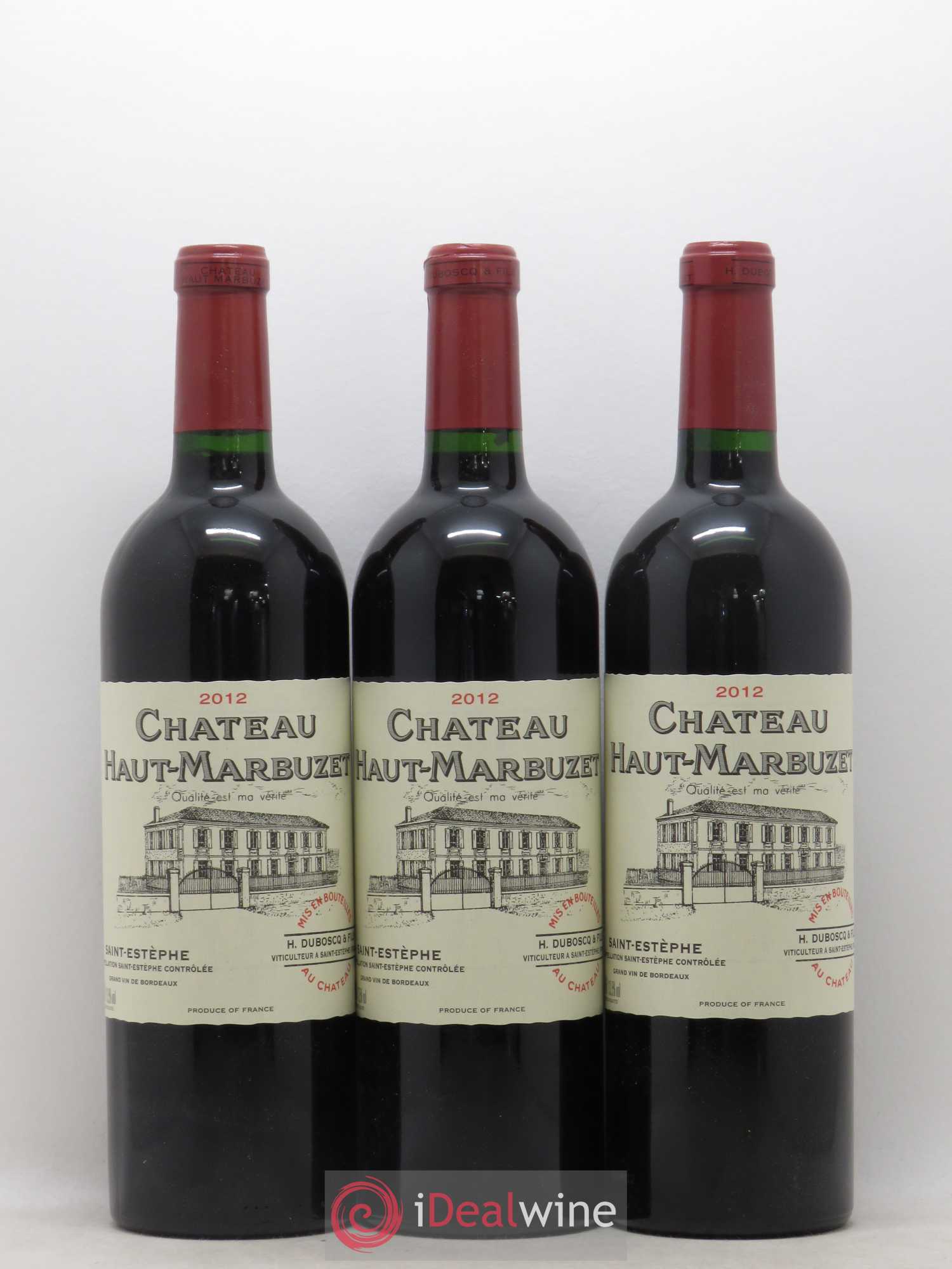 Château Haut Marbuzet 2012 - Lot de 12 bouteilles - 2