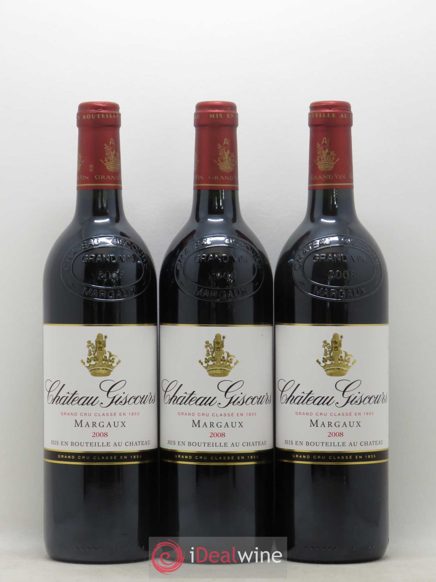 Château Giscours 3ème Grand Cru Classé 2008 - Lot de 6 bouteilles - 1