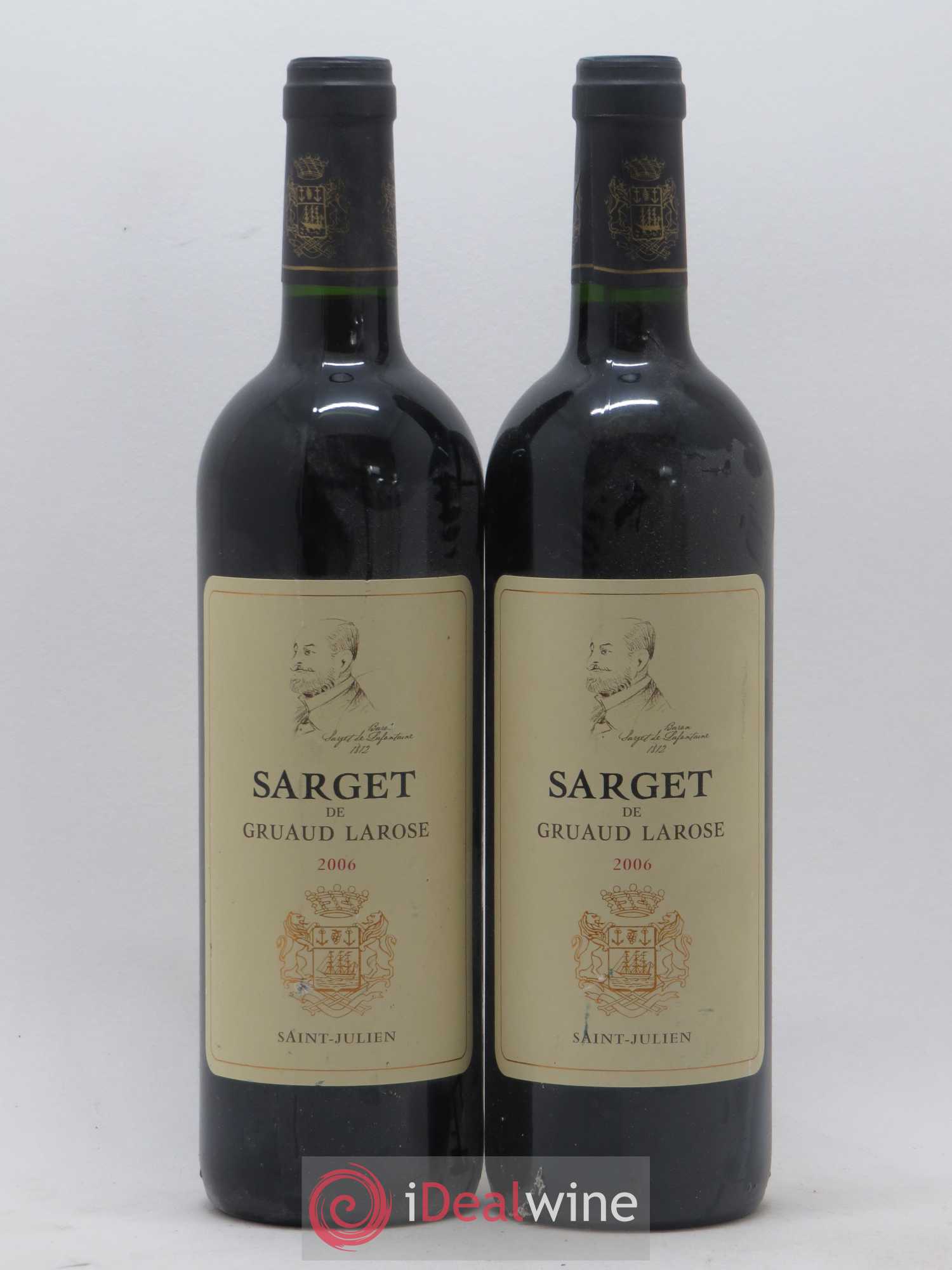 Sarget de Gruaud Larose Second Vin 2006 - Lot de 2 bouteilles - 0