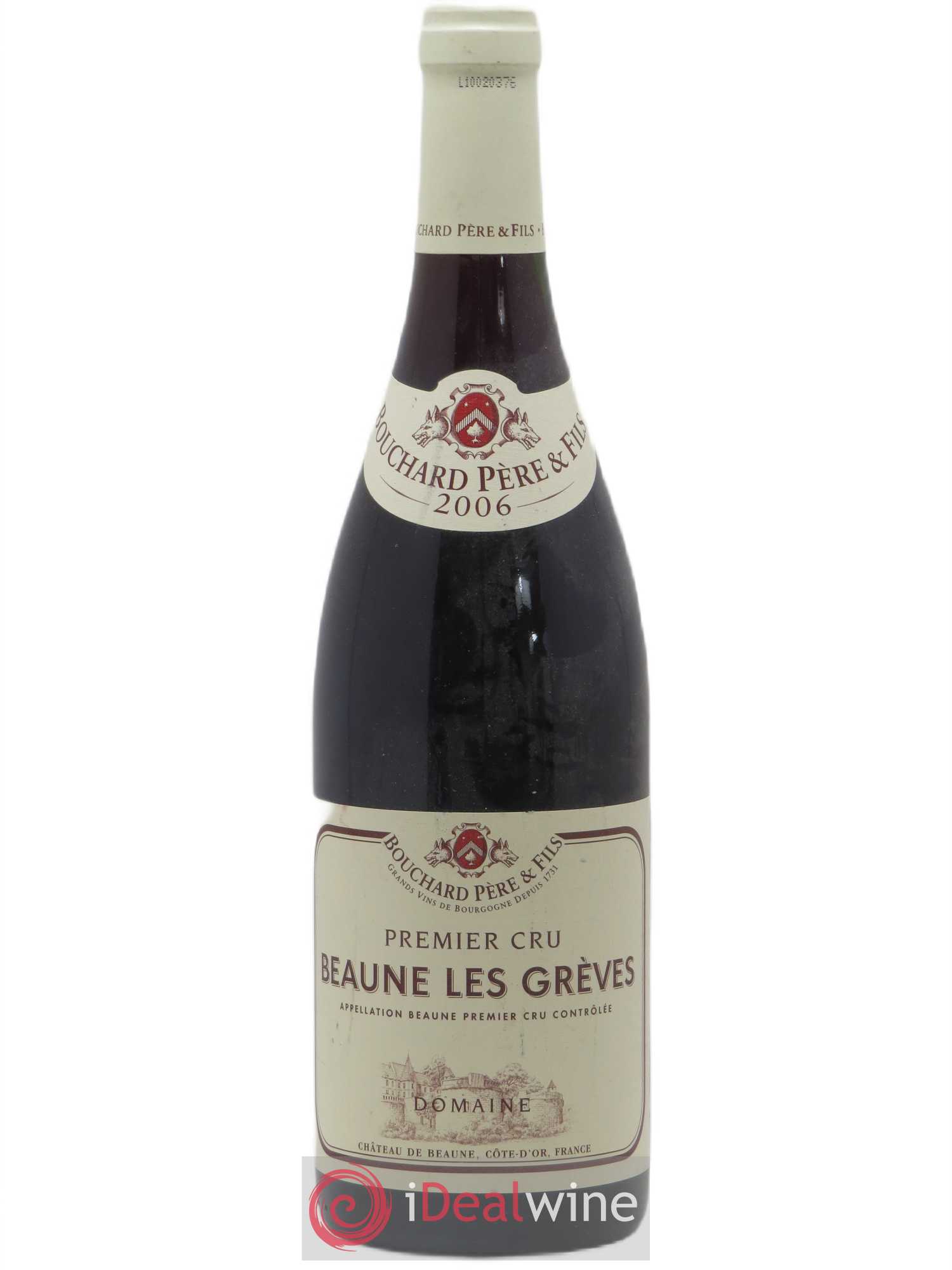 Beaune 1er Cru Les Grèves Bouchard Père et Fils (sans prix de réserve) 2006 - Posten von 1 Flasche - 0