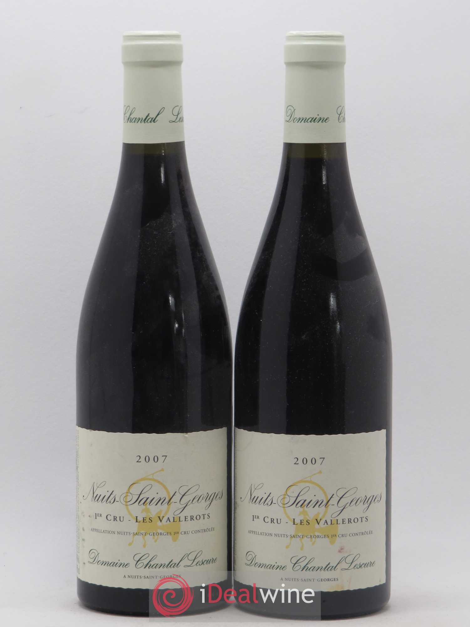Nuits-Saint-Georges 1er Cru Les Vallerots Domaine Chantal Lescure 2007 - Posten von 2 Flaschen - 0