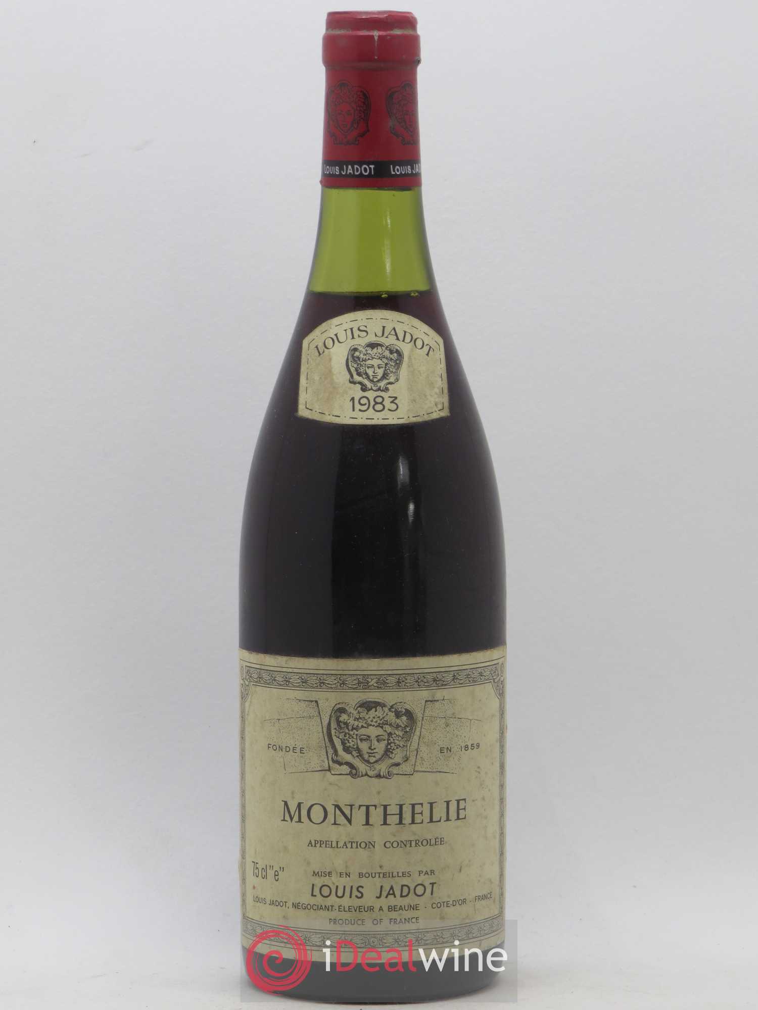 Monthélie Louis Jadot 1983 - Lot de 1 bouteille - 0