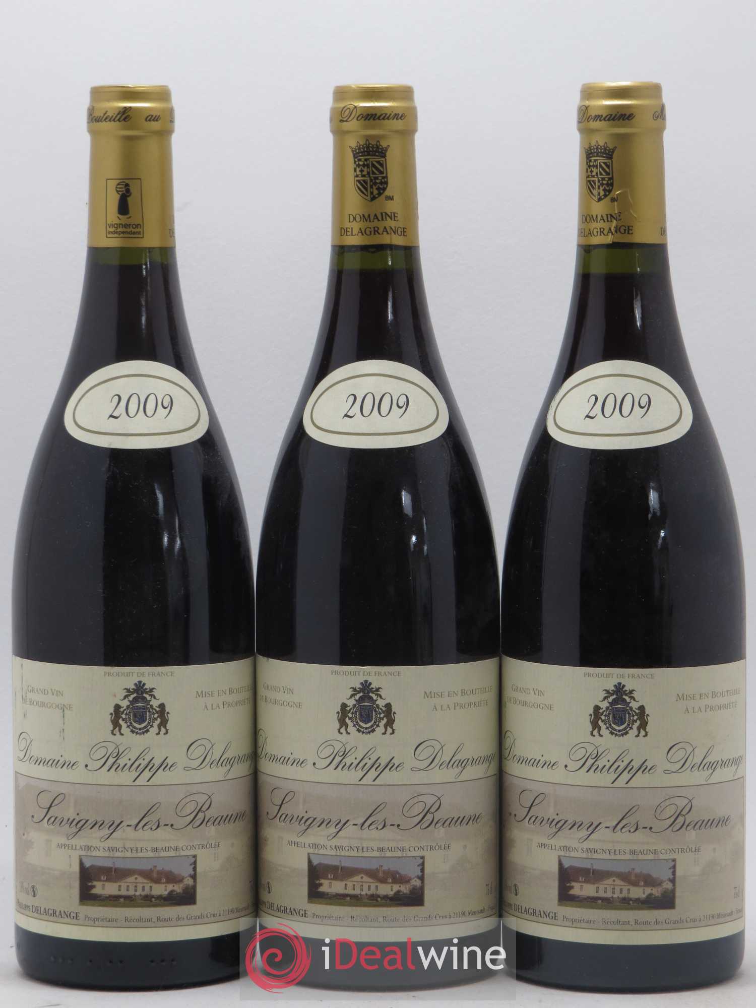 Savigny-lès-Beaune Domaine Delagrange 2009 - Lot de 3 bouteilles - 0