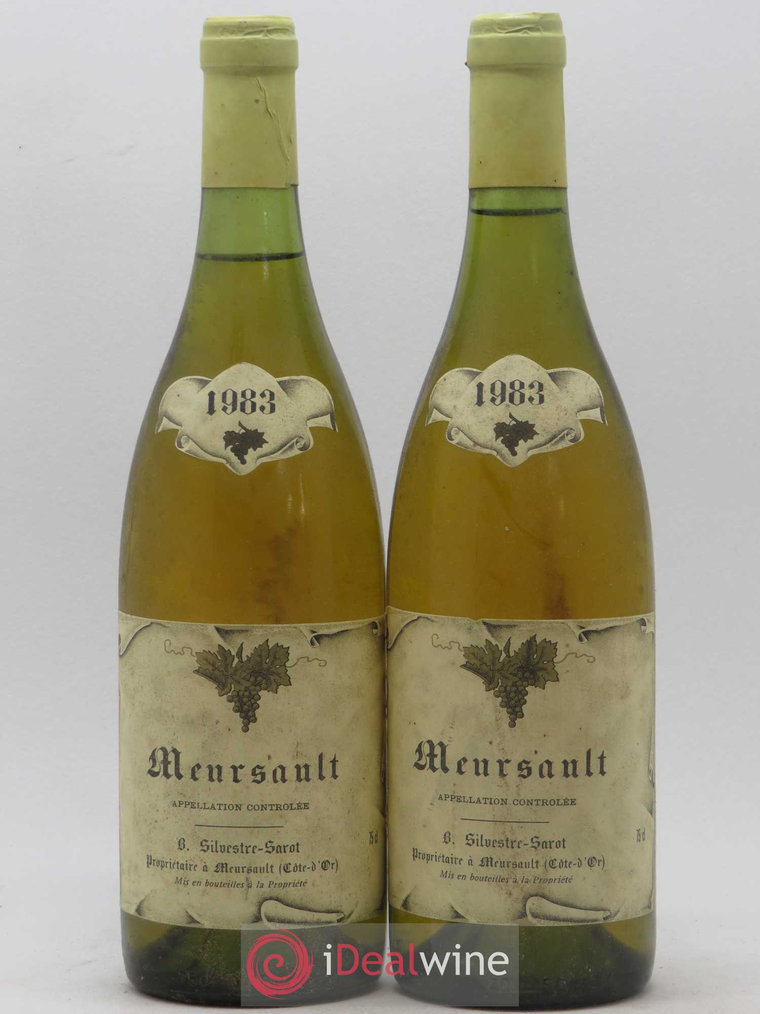 Meursault Silvestre Sarot 1983 - Posten von 2 Flaschen - 0