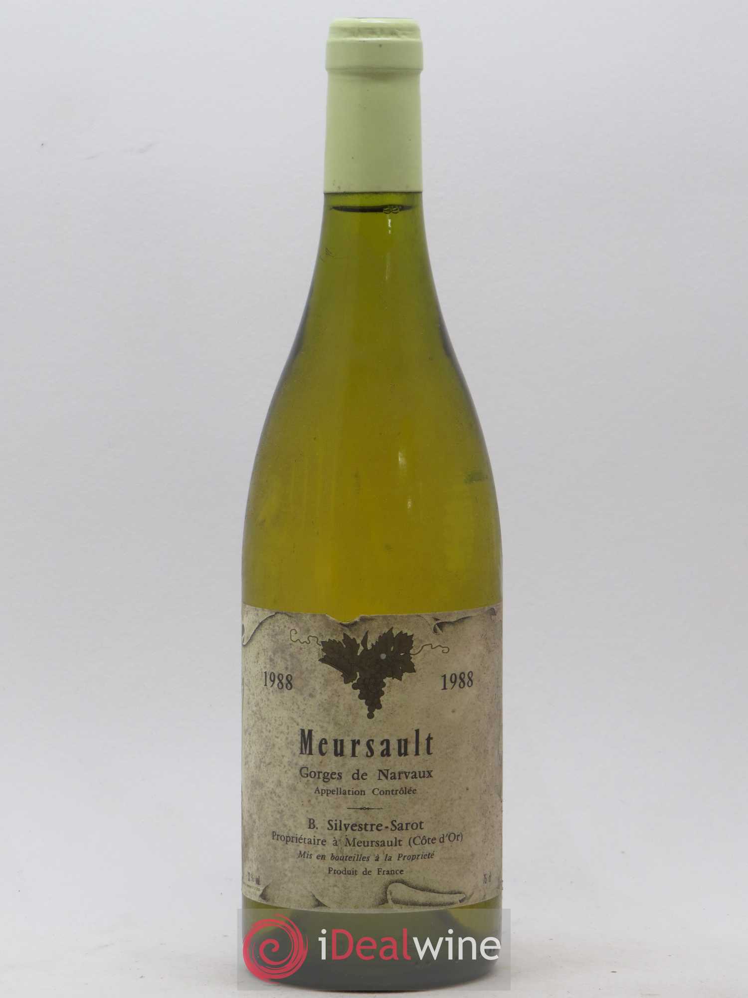 Meursault Gorges de Narvaux Silvestre Sarot 1988 - Posten von 1 Flasche - 0