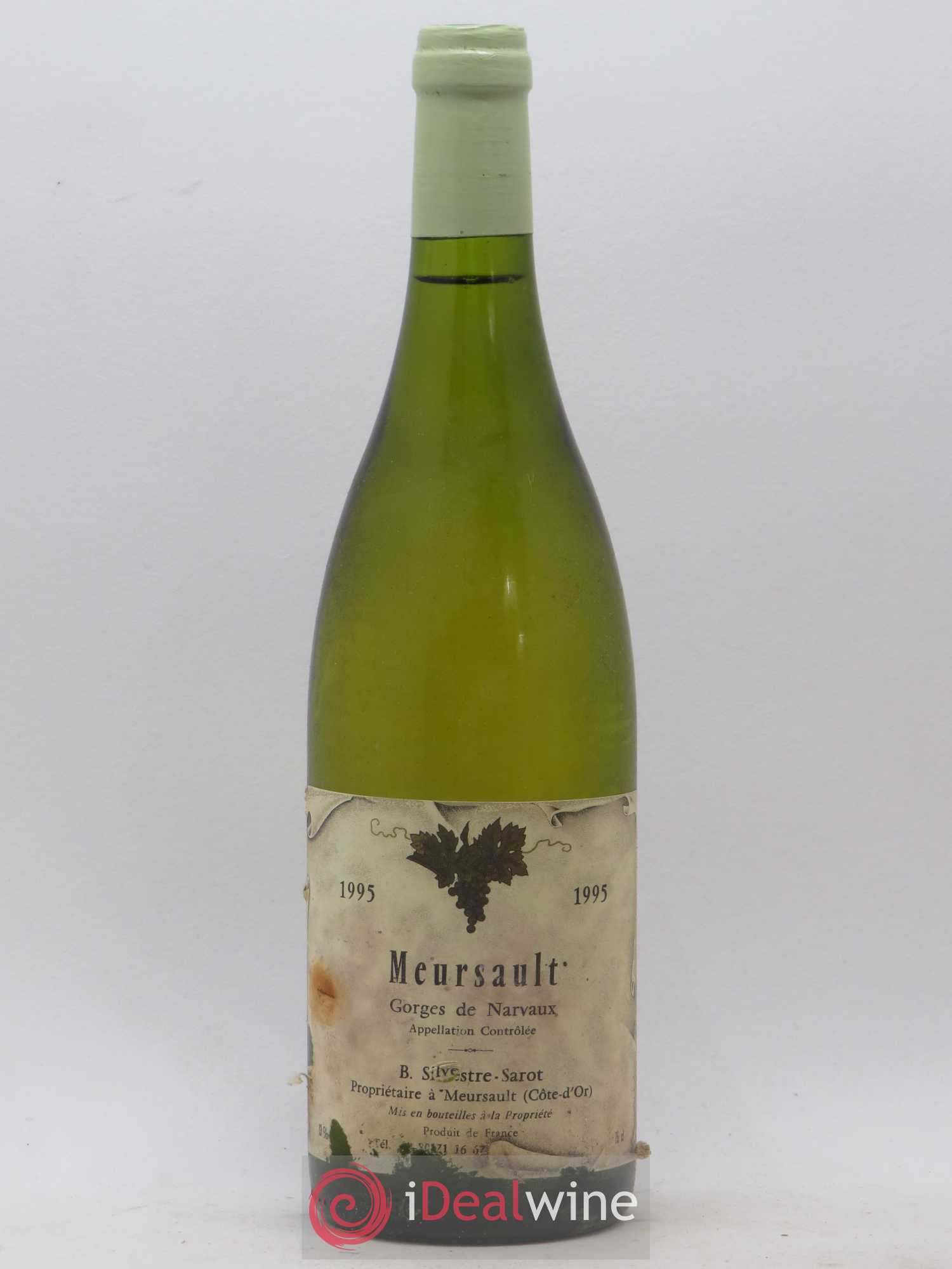 Meursault Gorges de Narvaux Silvestre Sarot 1995 - Posten von 1 Flasche - 0