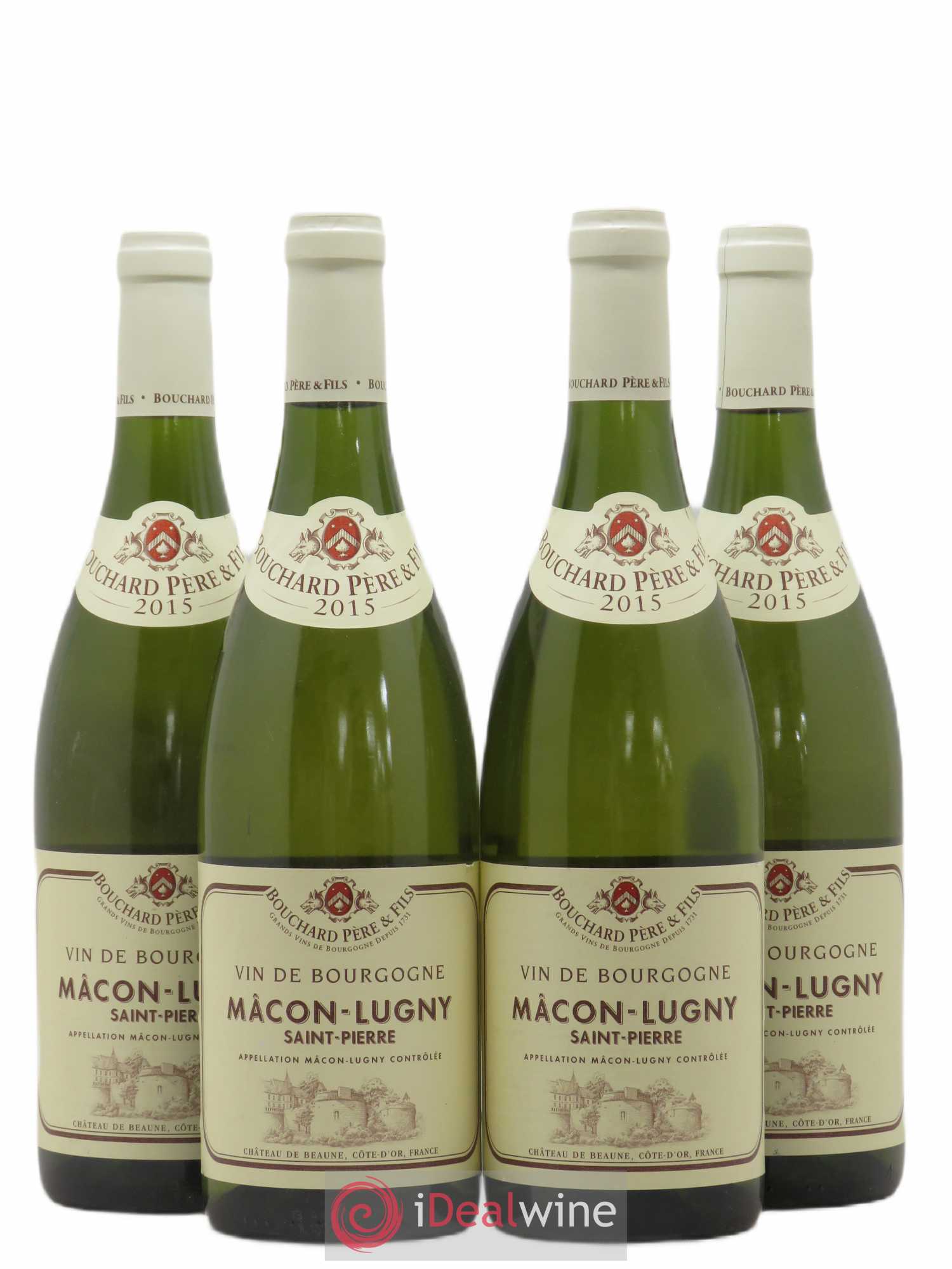 Mâcon Lugny Saint Pierre Bouchard Père et Fils (sans prix de réserve) 2015 - Lot de 4 bouteilles - 0