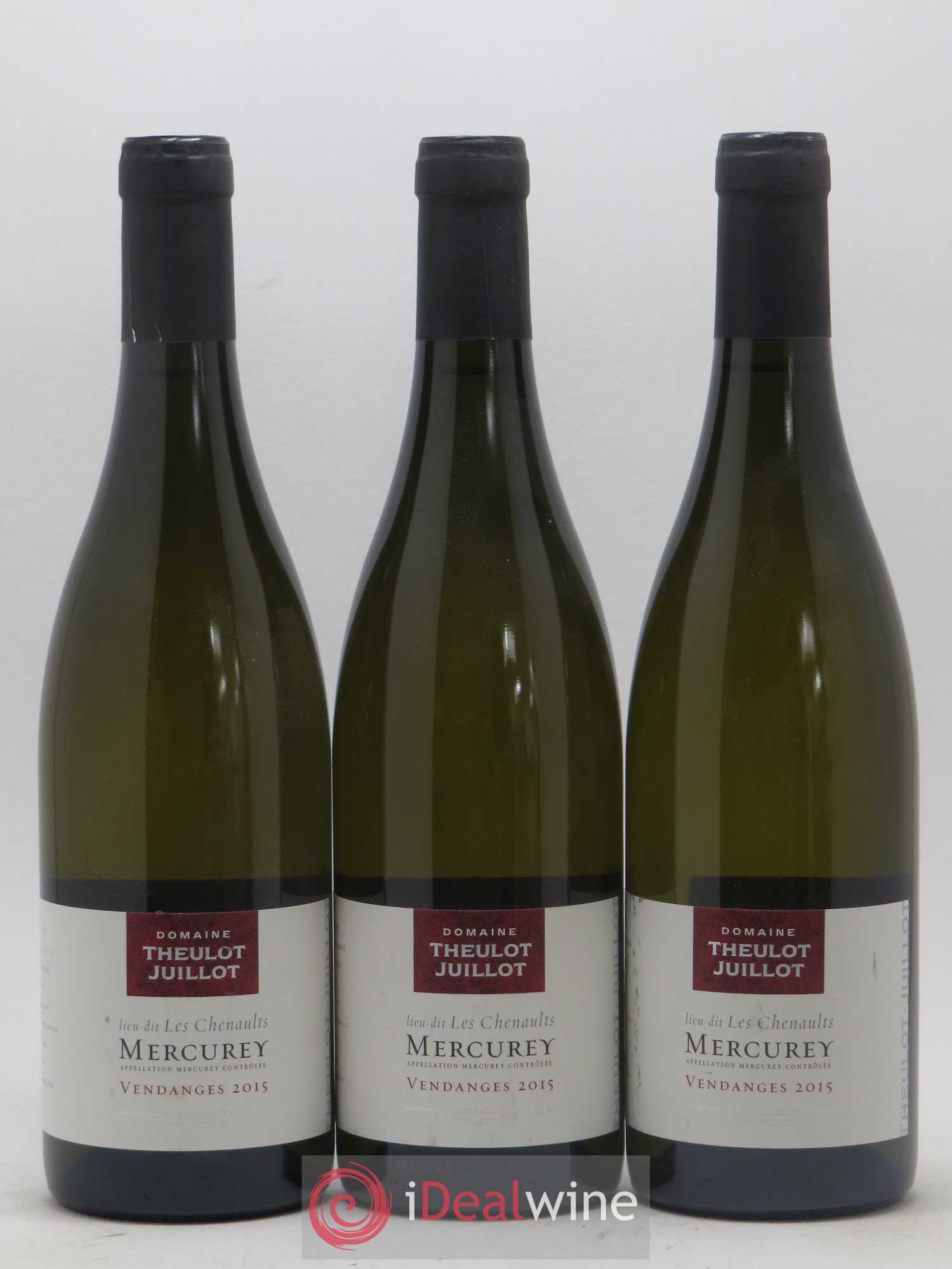 Mercurey Les Chenaults Theulot Julliot (sans prix de réserve) 2015 - Posten von 3 Flaschen - 0