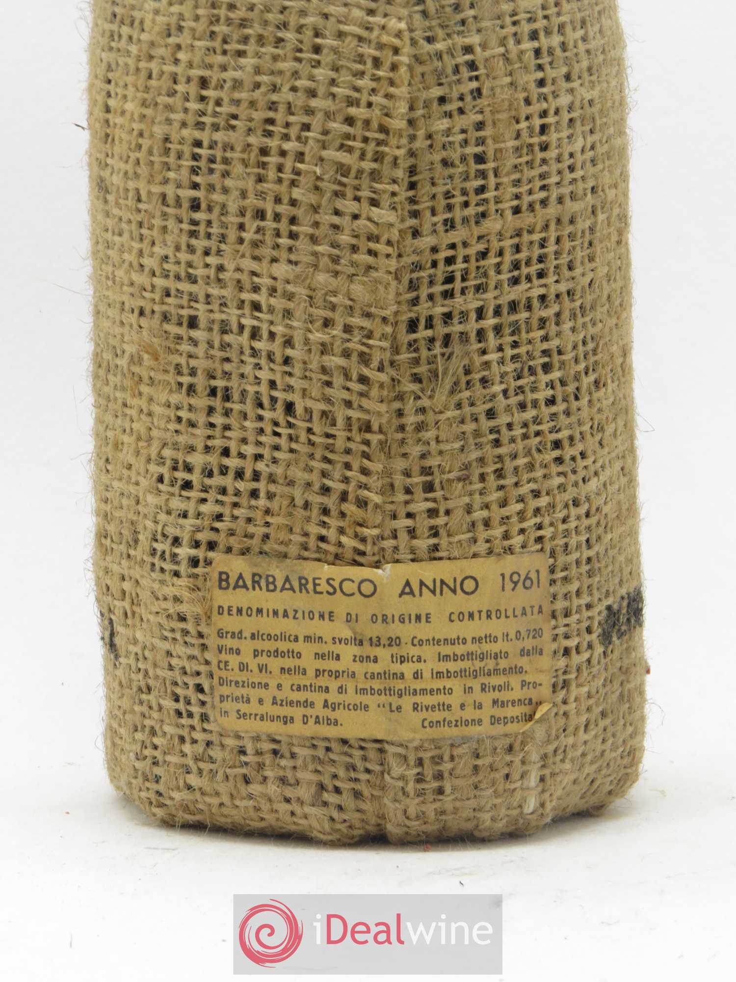 Barbaresco DOCG Le Revitte e le Marenca 1961 - Lot de 1 bouteille - 3