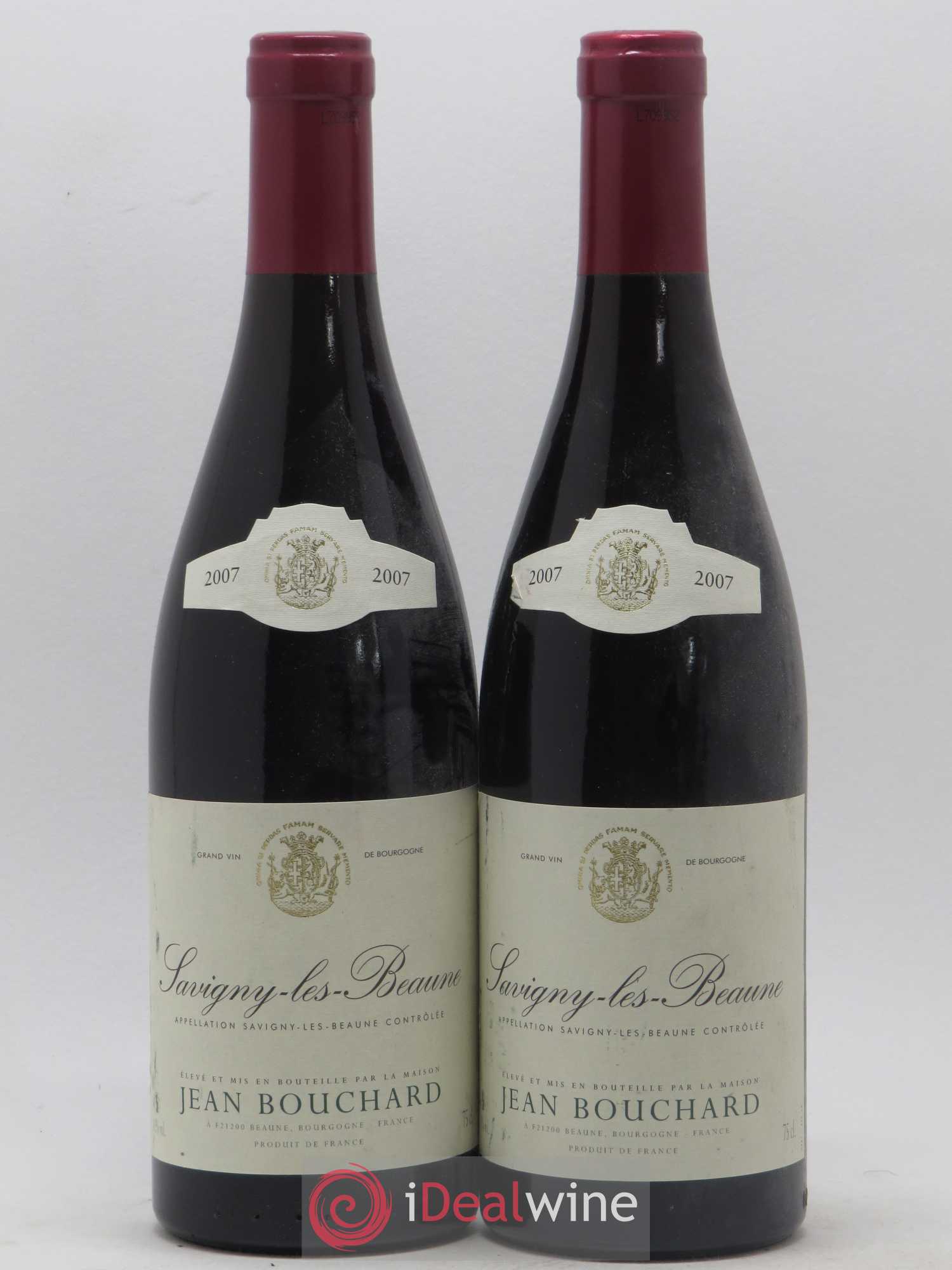 Savigny-lès-Beaune J. Bouchard (sans prix de réserve) 2007 - Posten von 2 Flaschen - 0