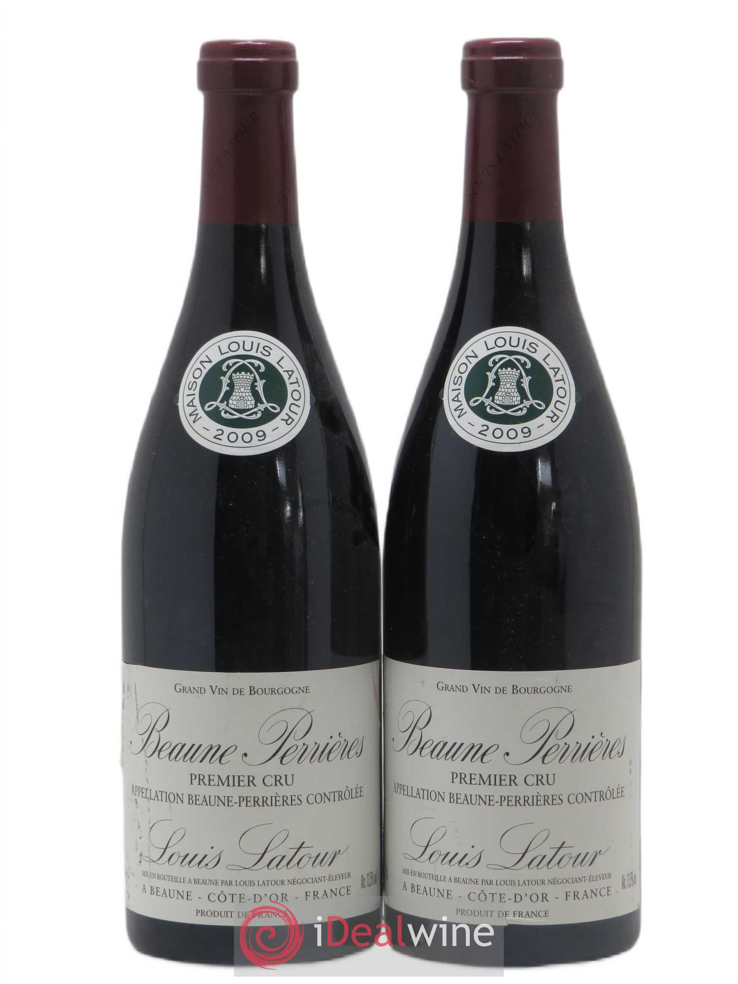 Beaune 1er Cru Perrieres Louis Latour 2009 - Posten von 2 Flaschen - 0