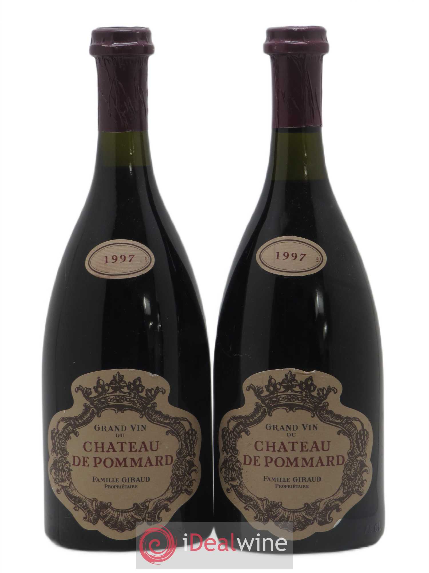 Pommard Château de Pommard 1997 - Lot de 2 bouteilles - 0