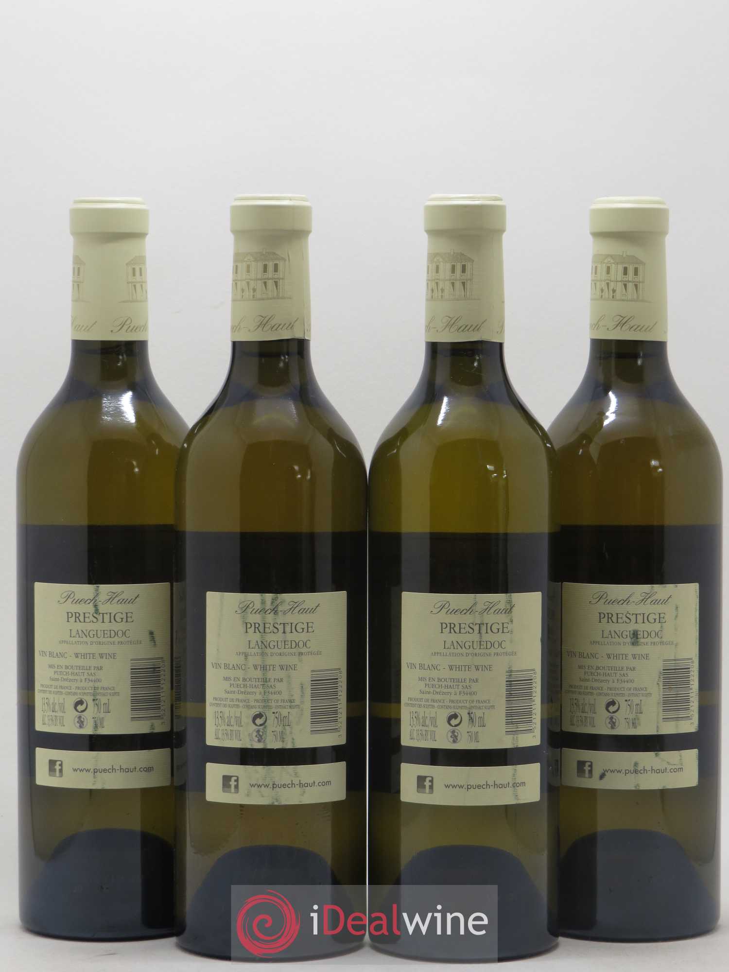 Coteaux du Languedoc Château Puech-Haut Gérard Bru 2017 - Lot de 4 bouteilles - 1