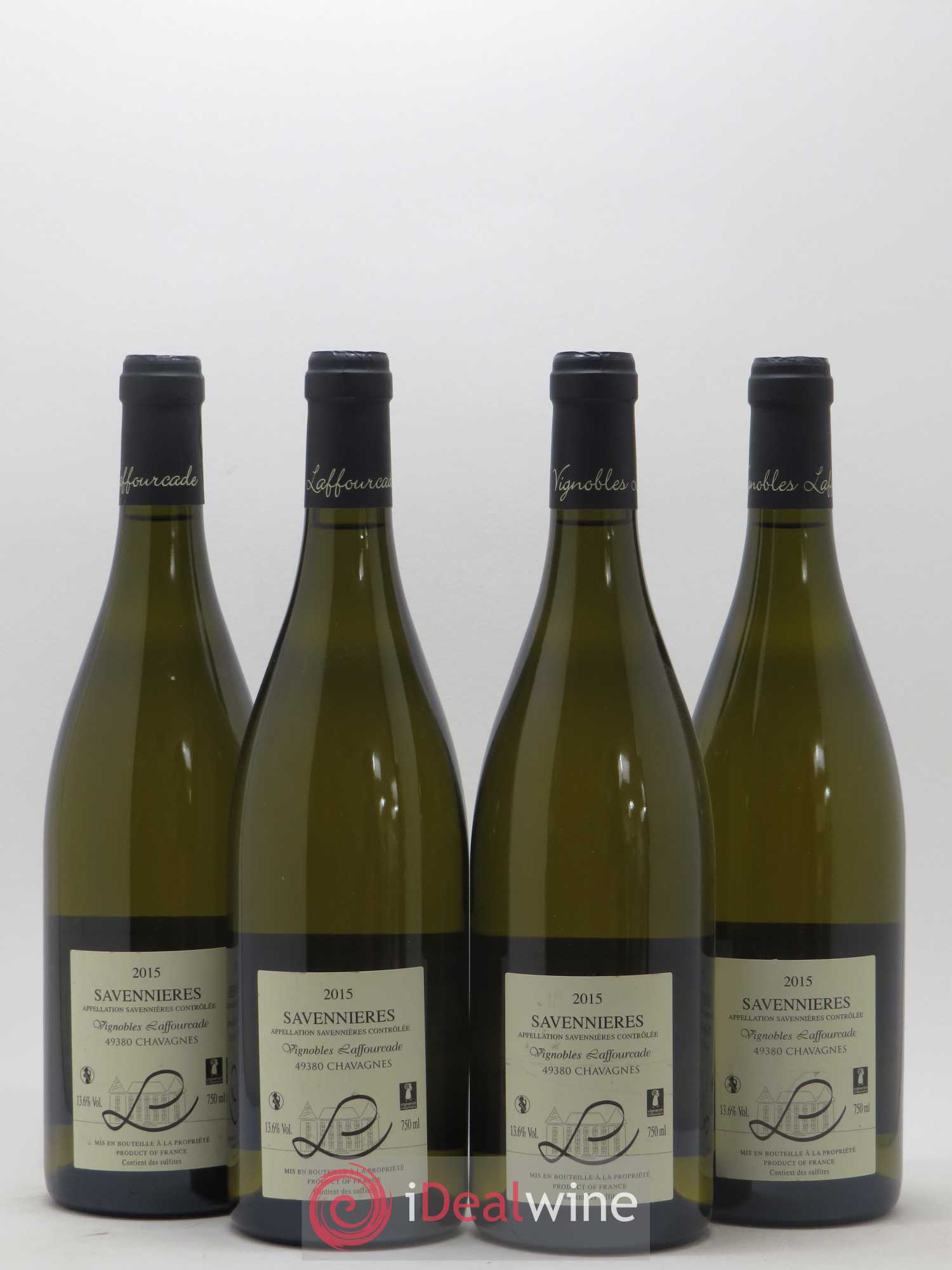 Savennières Clos De La Royaute Laffourcade 2015 - Posten von 4 Flaschen - 1