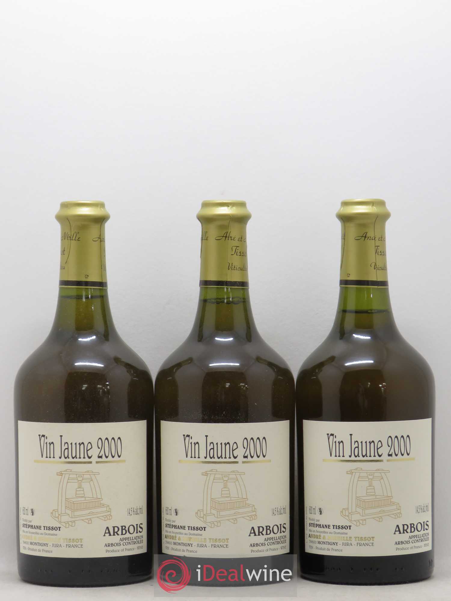 Arbois Vin Jaune Stephane Tissot 2000 - Posten von 6 Flaschen - 1