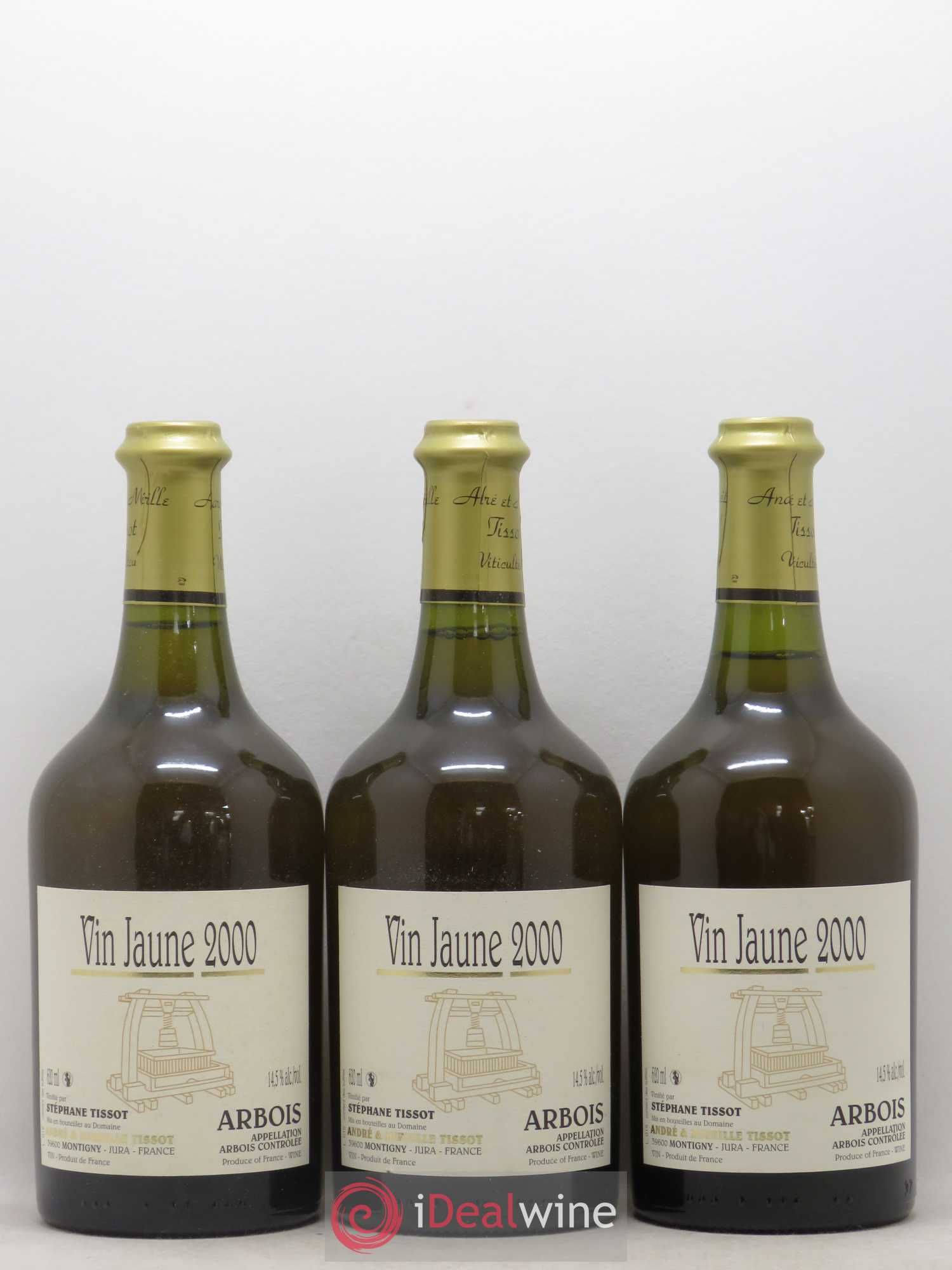 Arbois Vin Jaune Stephane Tissot 2000 - Posten von 6 Flaschen - 2