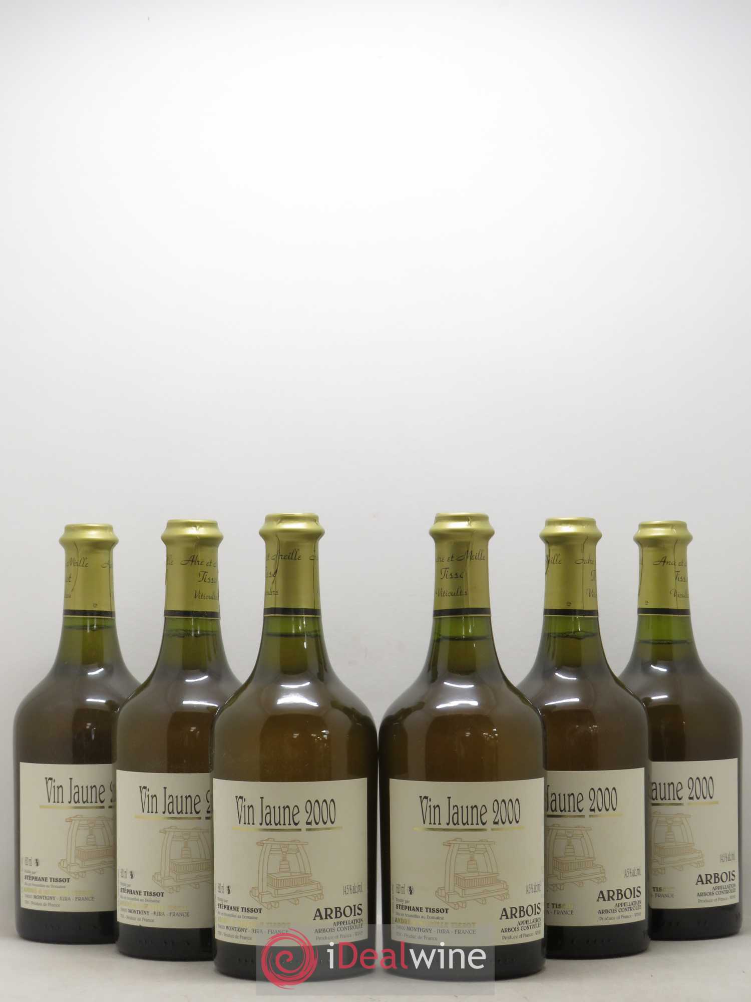 Arbois Vin Jaune Stephane Tissot 2000 - Posten von 6 Flaschen - 0