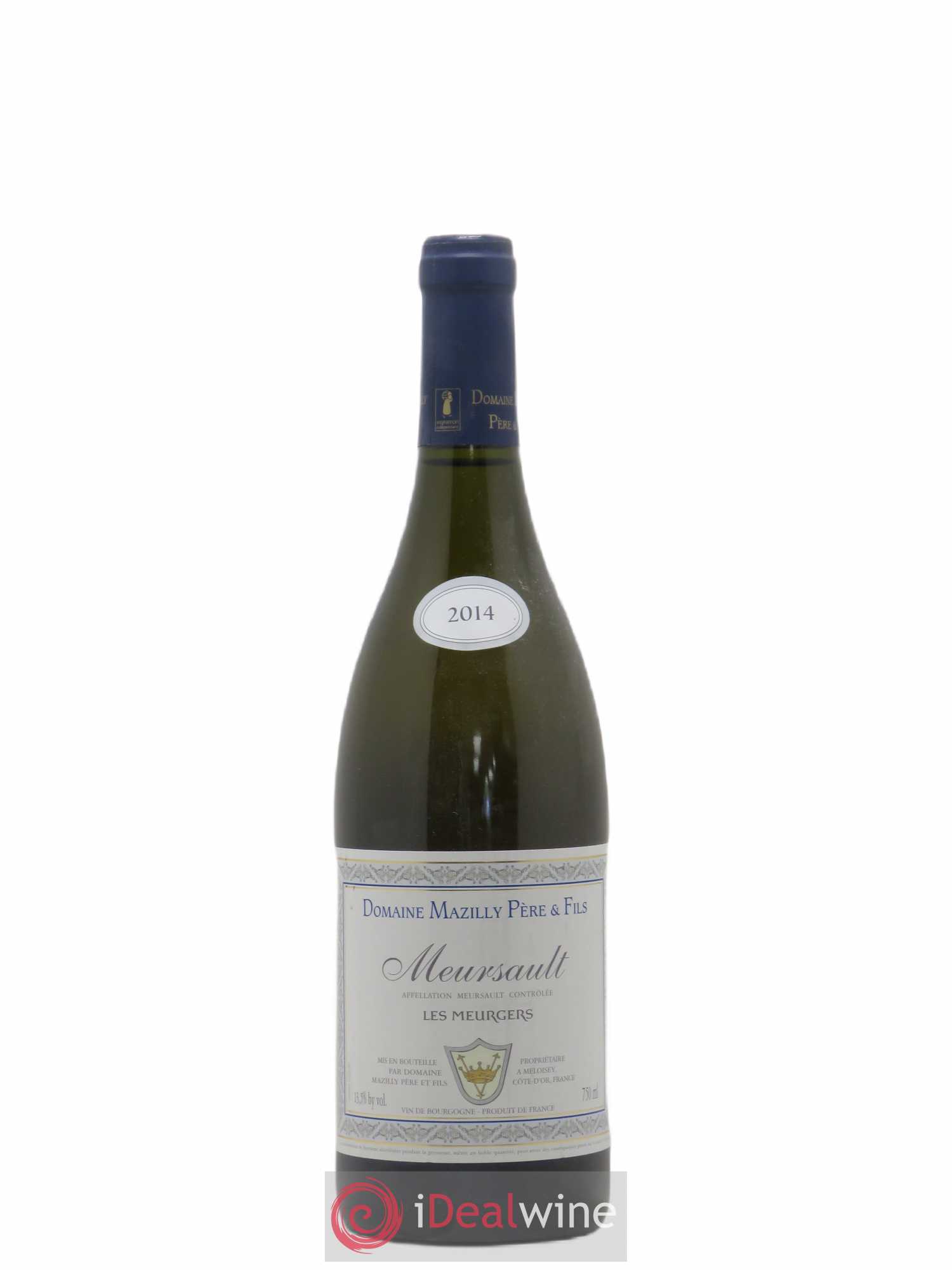 Meursault Les Murgers domaine Mazilly Père et Fils 2014 - Posten von 1 Flasche - 0