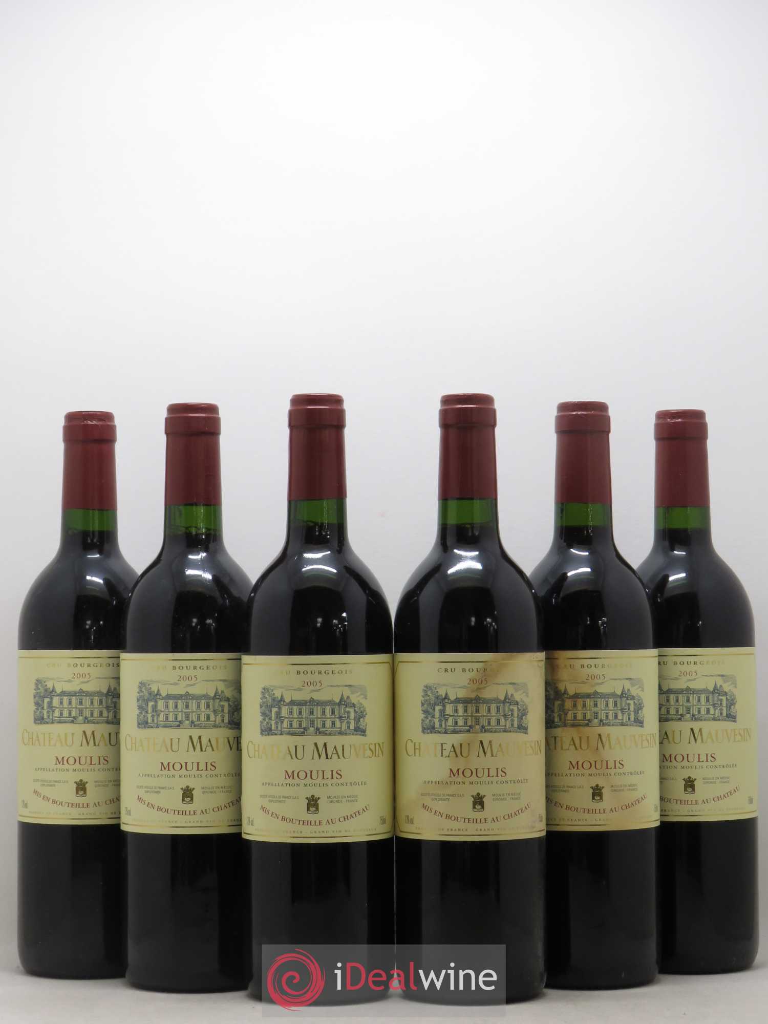 Château Mauvesin Cru Bourgeois (sans prix de réserve) 2005 - Lot de 6 bouteilles - 0