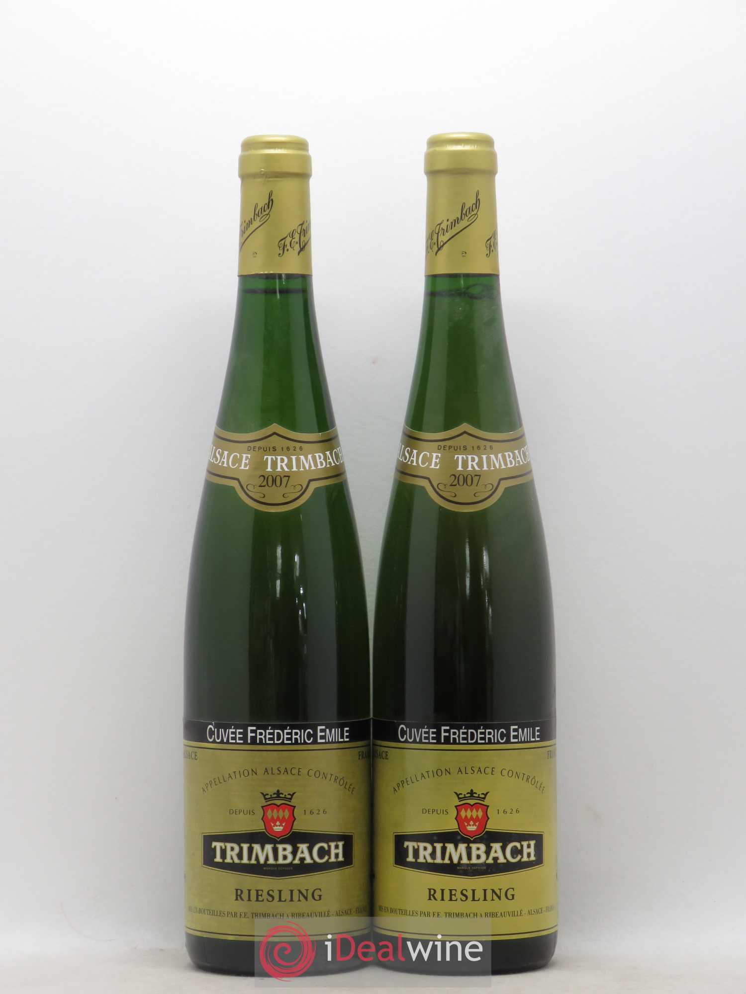Alsace Riesling Cuvée Frédéric Emile Trimbach (Domaine) 2007 - Lot de 2 bouteilles - 0