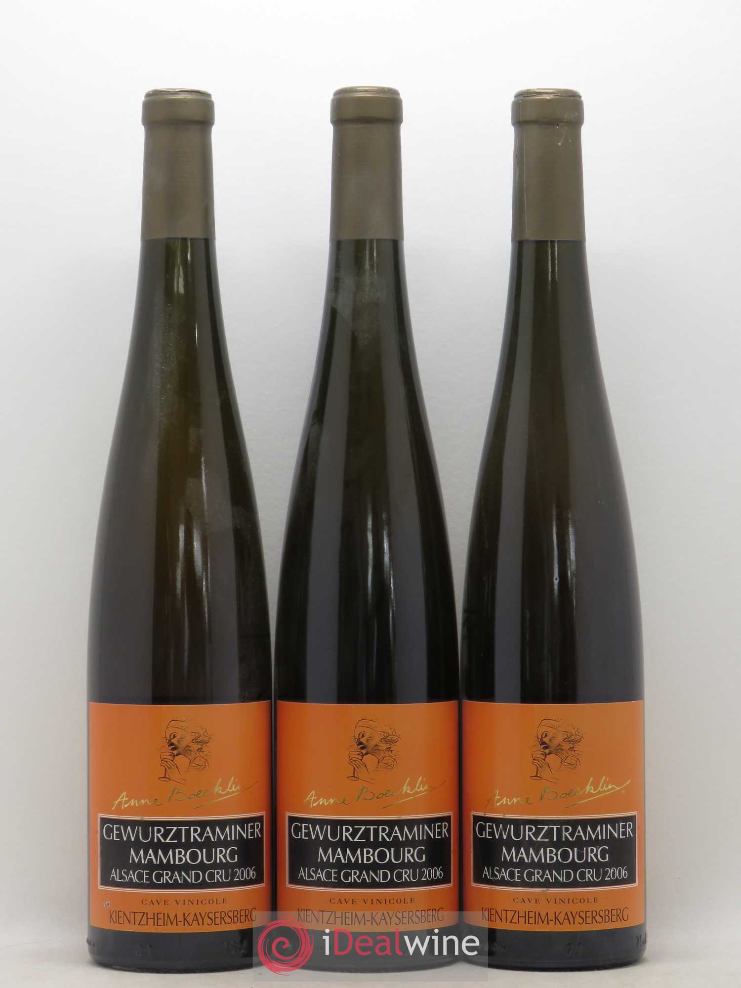Gewurztraminer Grand Cru Mambourg Cave de Kaysersberg Anne Boecklin 2006 - Posten von 3 Flaschen - 0