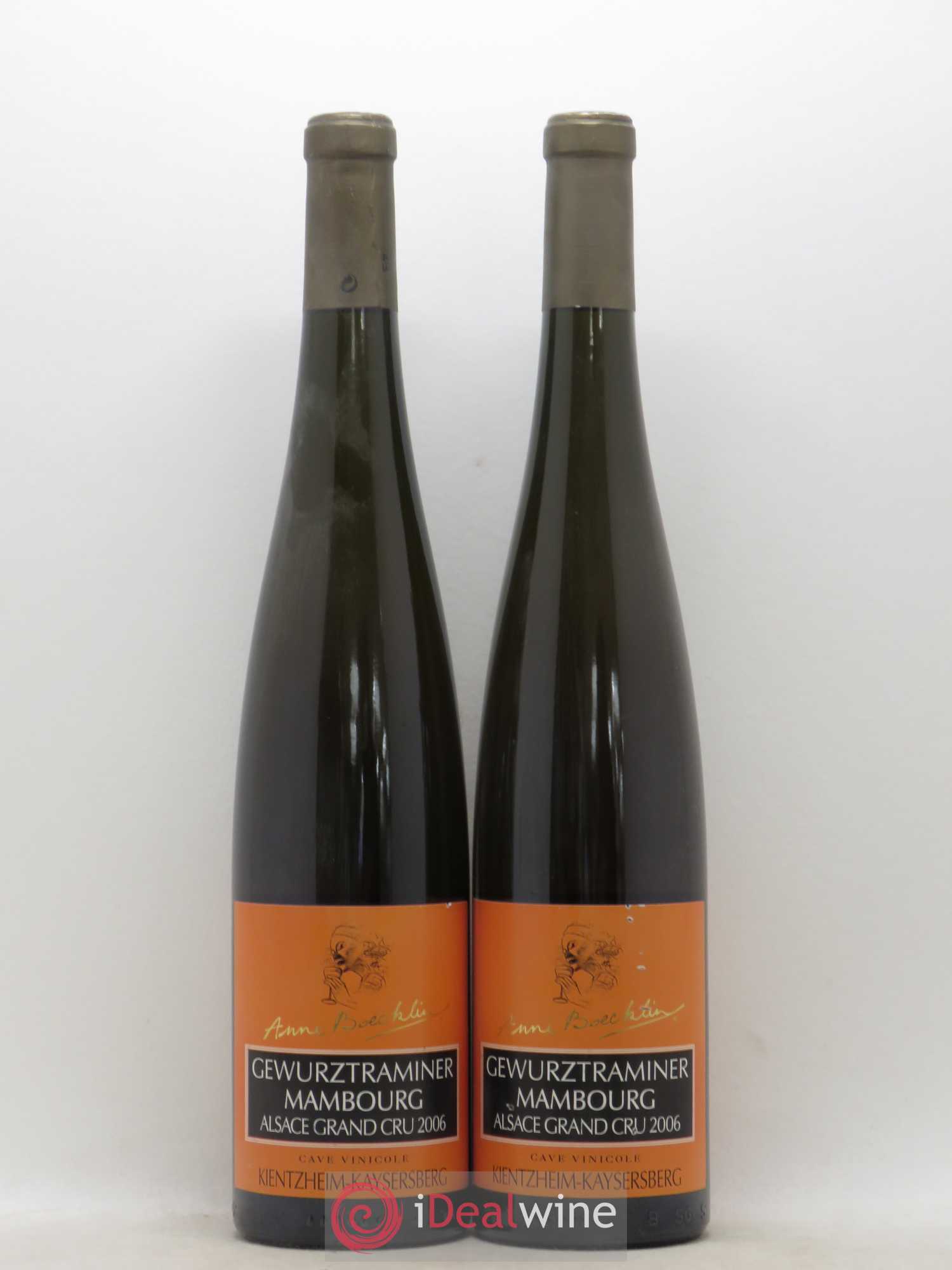Gewurztraminer Grand Cru Mambourg Cave de Kaysersberg Anne Boecklin (sans prix de réserve) 2006 - Posten von 2 Flaschen - 0